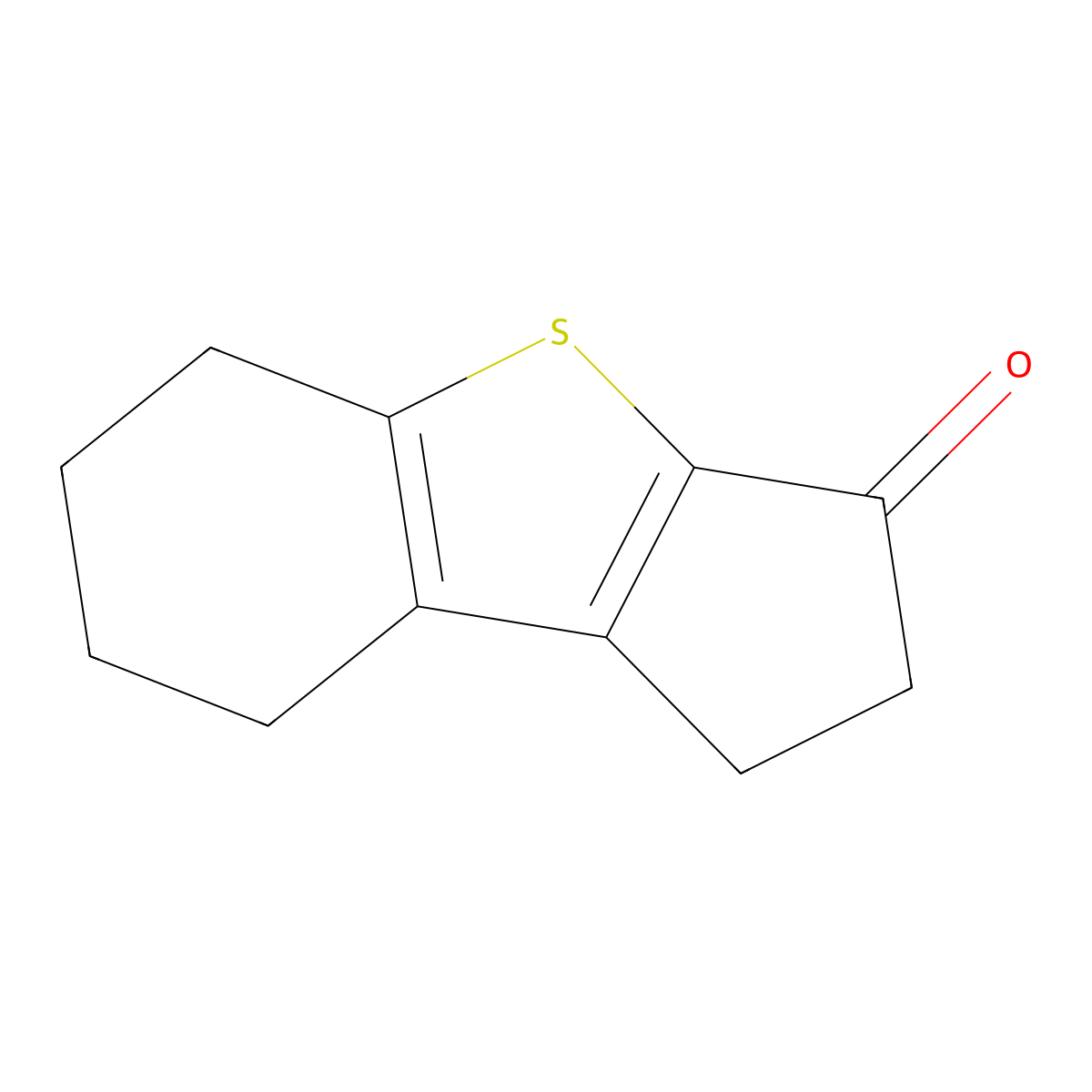 5,6,7,8-Tetrahydro-1H-benzo[b]cyclopenta[d]thiophen-3(2H)-one molecular structure, CAS 1346672-54-5
