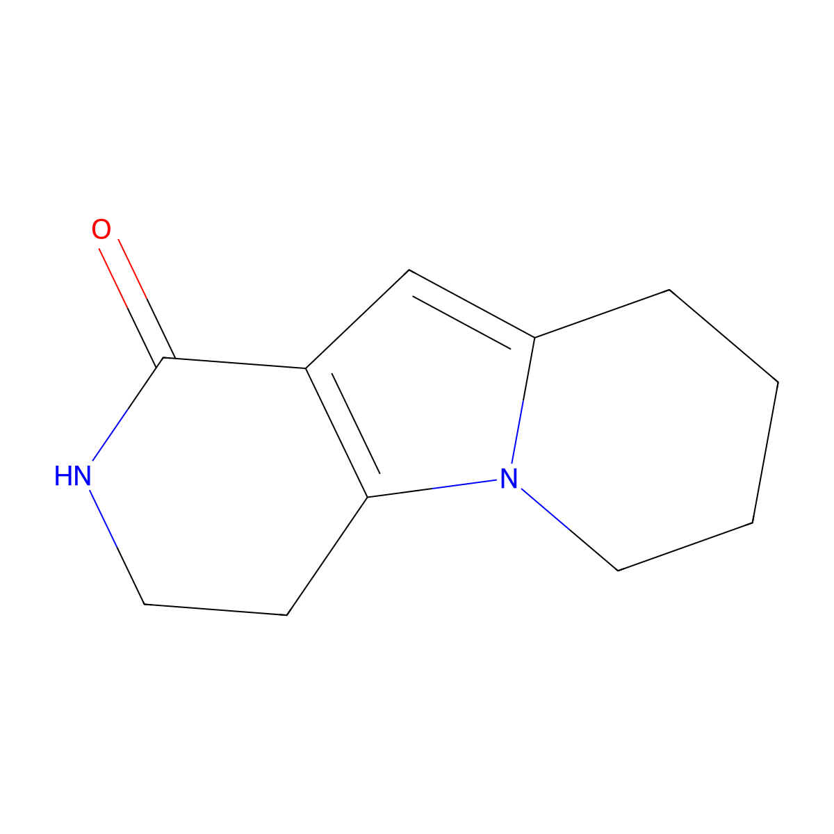 3,4,6,7,8,9-Hexahydropyrido[3,4-b]indolizin-1(2H)-one molecular structure, CAS 1346672-96-5