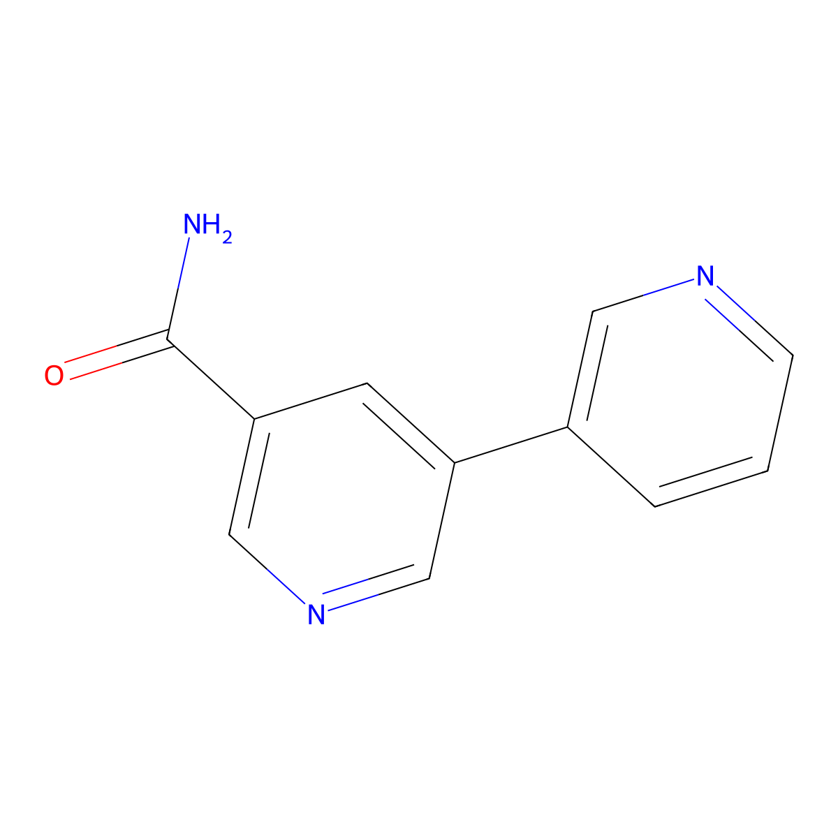 [3,3'-Bipyridine]-5-carboxamide molecular structure, CAS 1346686-54-1