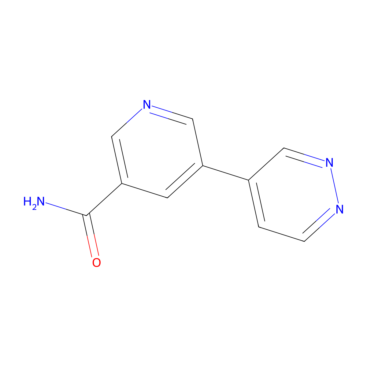 5-(Pyridazin-4-yl)nicotinamide molecular structure, CAS 1346687-47-5