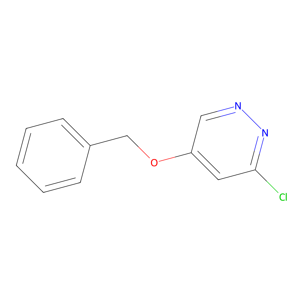 5-(Benzyloxy)-3-chloropyridazine molecular structure, CAS 1346691-32-4