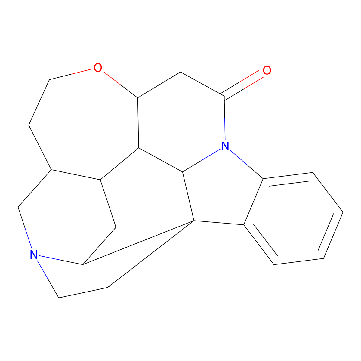 21,22-Dihydrostrychnidin-10-one molecular structure, CAS 1346695-34-8