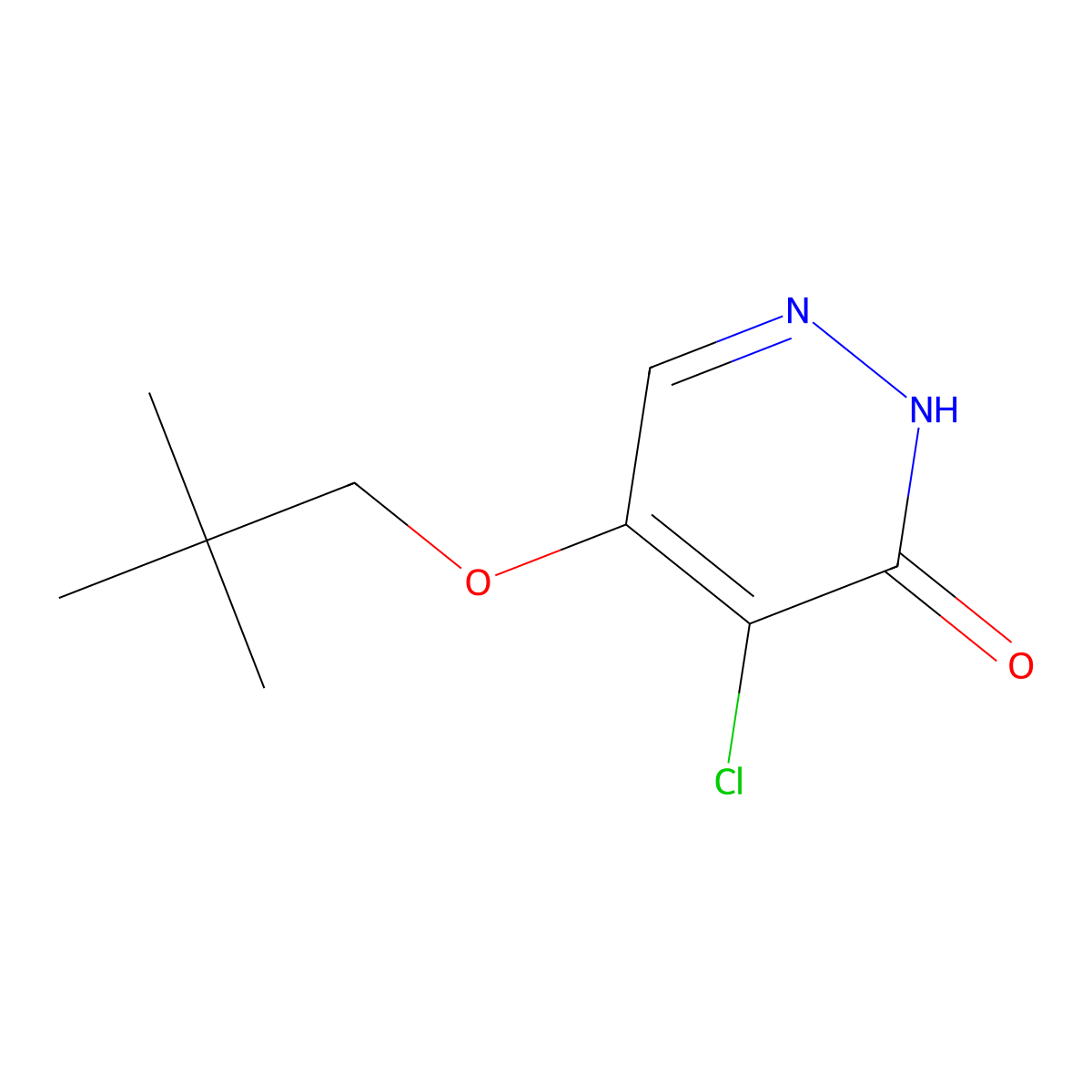 4-chloro-5-(neopentyloxy)pyridazin-3(2H)-one molecular structure, CAS 1346697-53-7