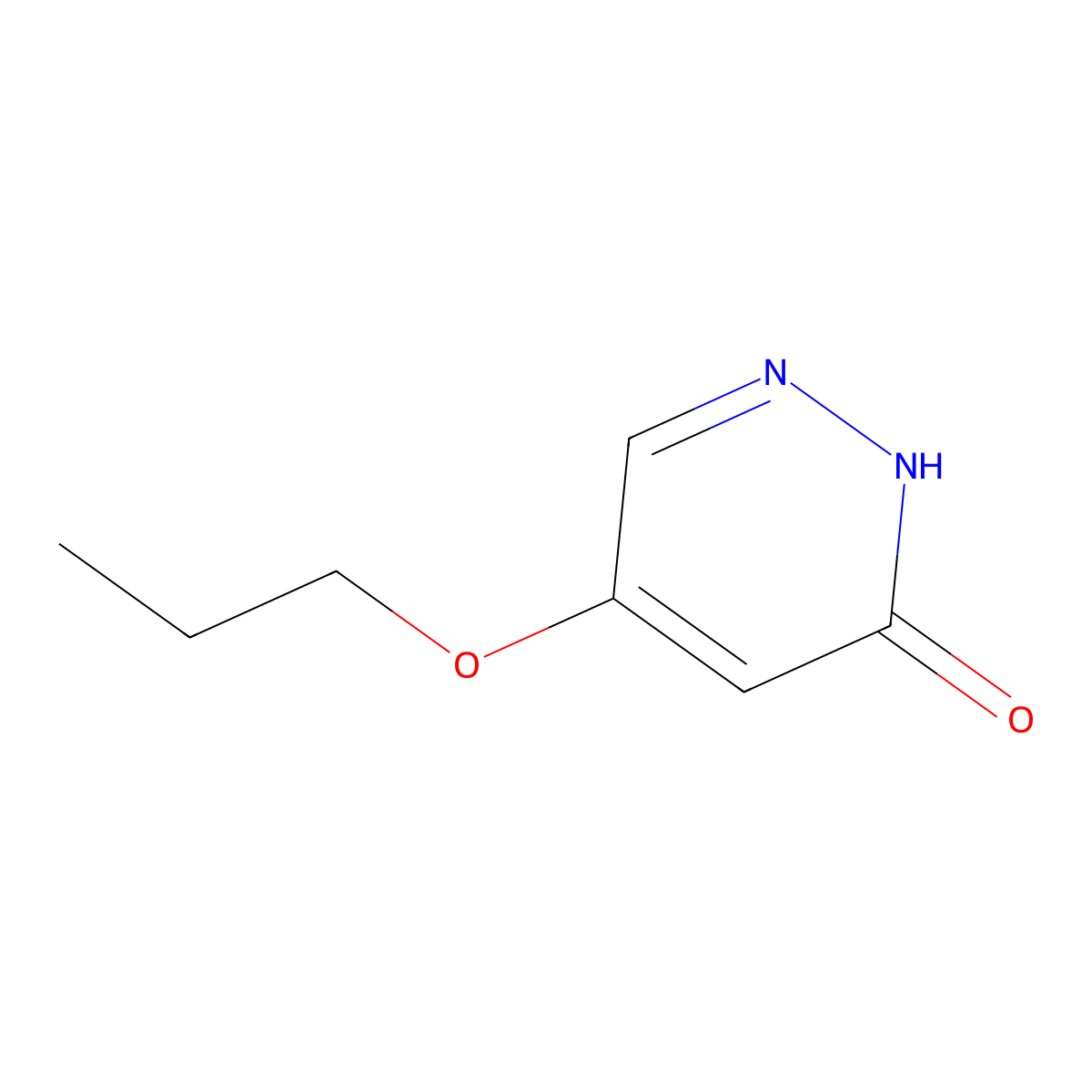 5-propoxypyridazin-3(2H)-one molecular structure, CAS 1346697-71-9