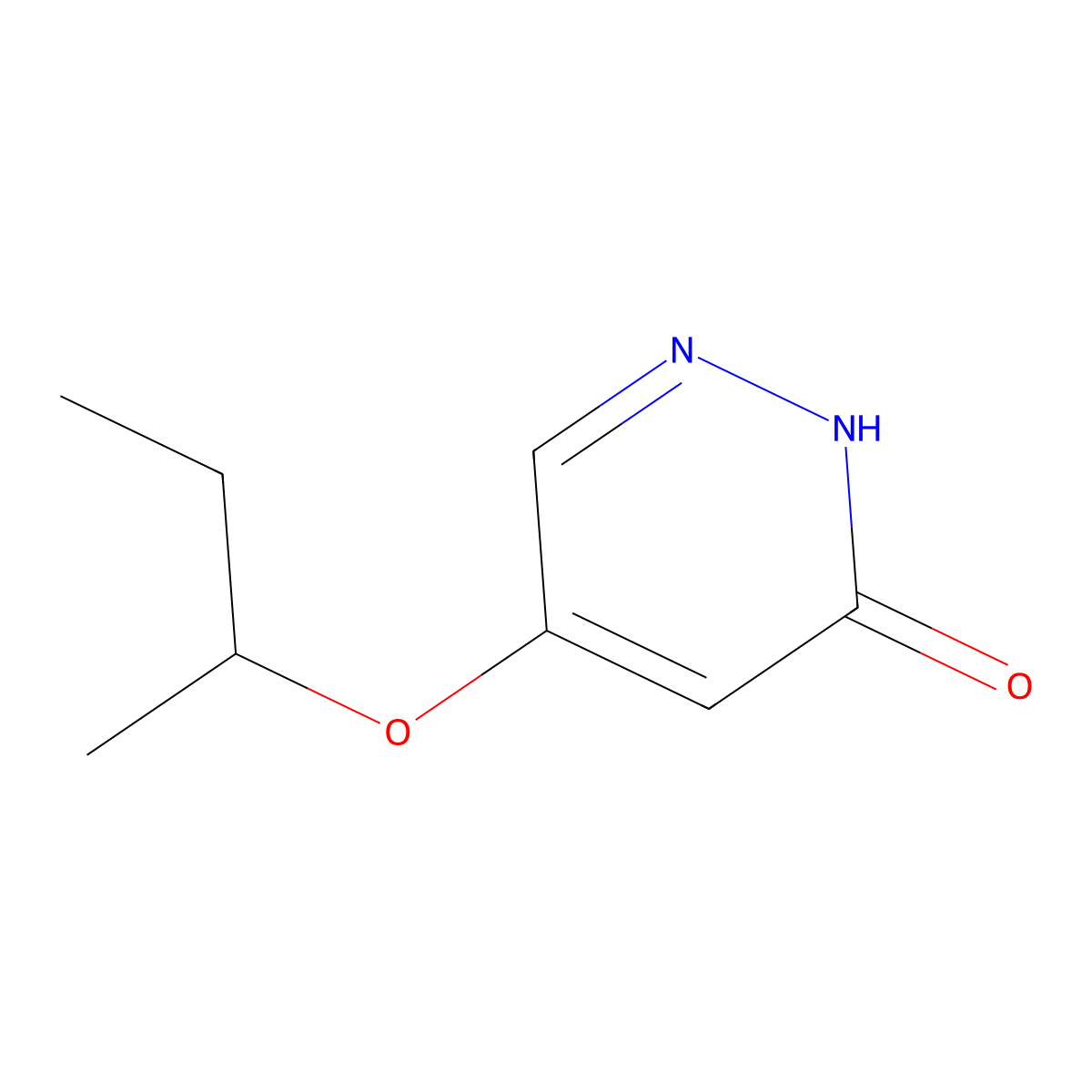 5-(sec-Butoxy)pyridazin-3(2H)-one molecular structure, CAS 1346697-74-2