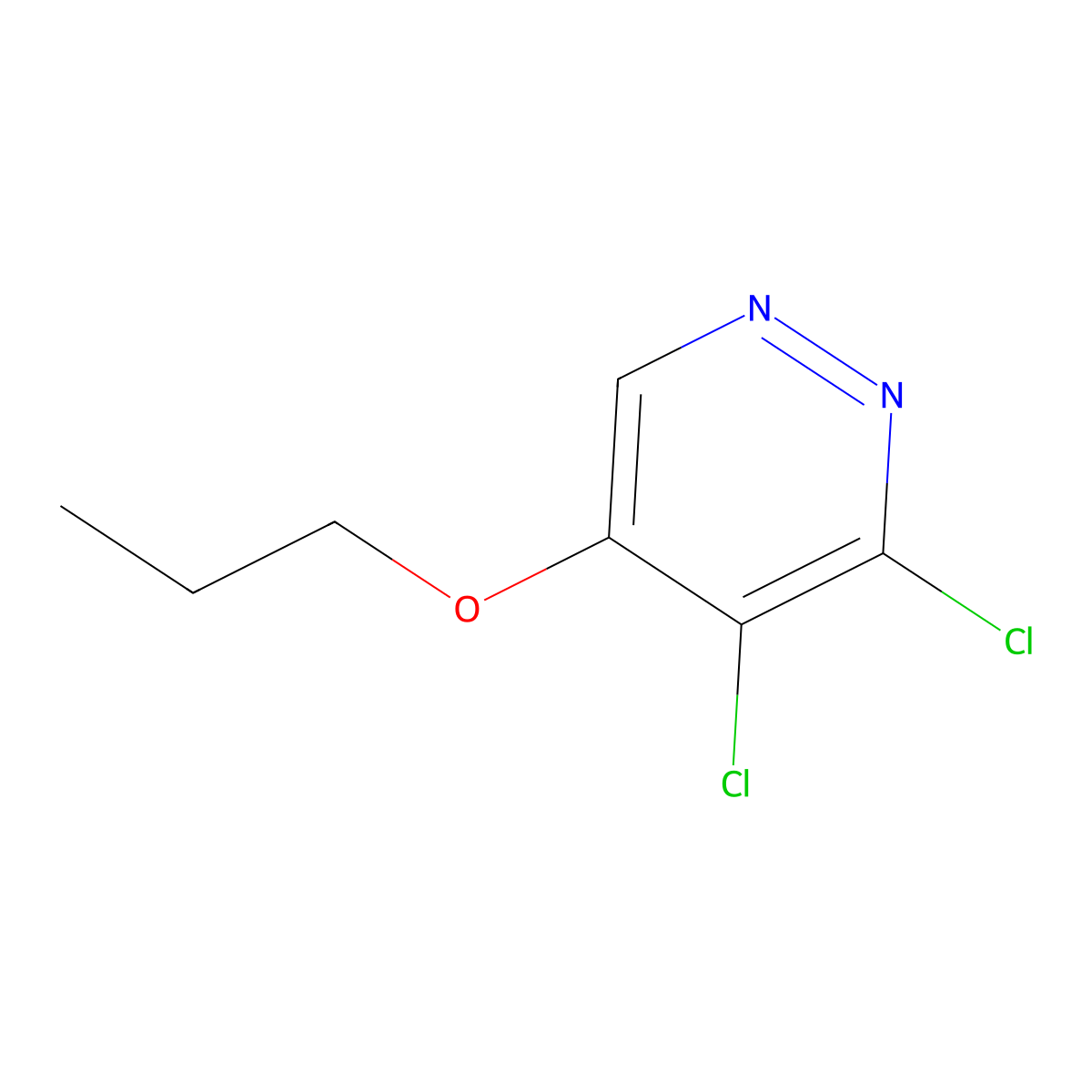 3,4-Dichloro-5-propoxypyridazine molecular structure, CAS 1346697-98-0