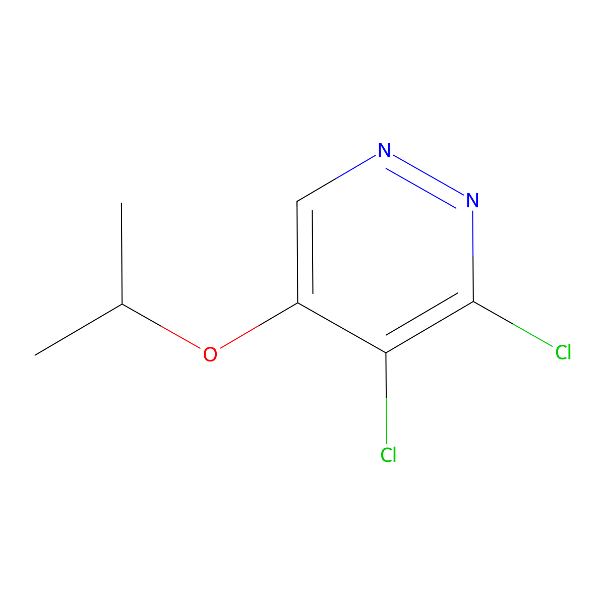 3,4-Dichloro-5-isopropoxypyridazine molecular structure, CAS 1346697-99-1