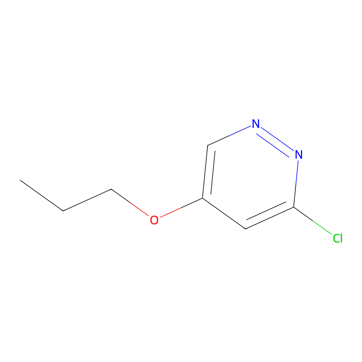 3-Chloro-5-propoxypyridazine molecular structure, CAS 1346698-30-3
