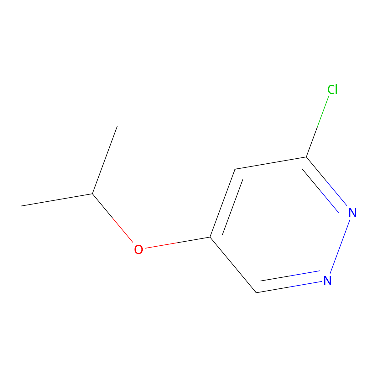 3-Chloro-5-isopropoxypyridazine molecular structure, CAS 1346698-31-4