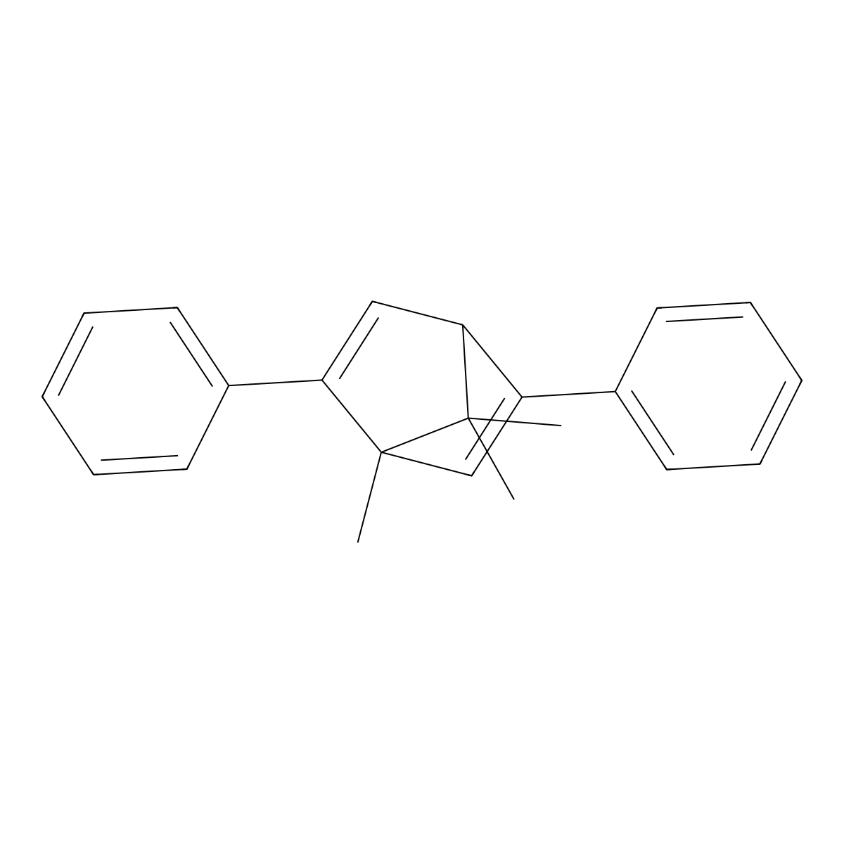 (1S,4S)-1,7,7-Trimethyl-2,5-diphenylbicyclo[2.2.1]hepta-2,5-diene molecular structure, CAS 1346758-67-5