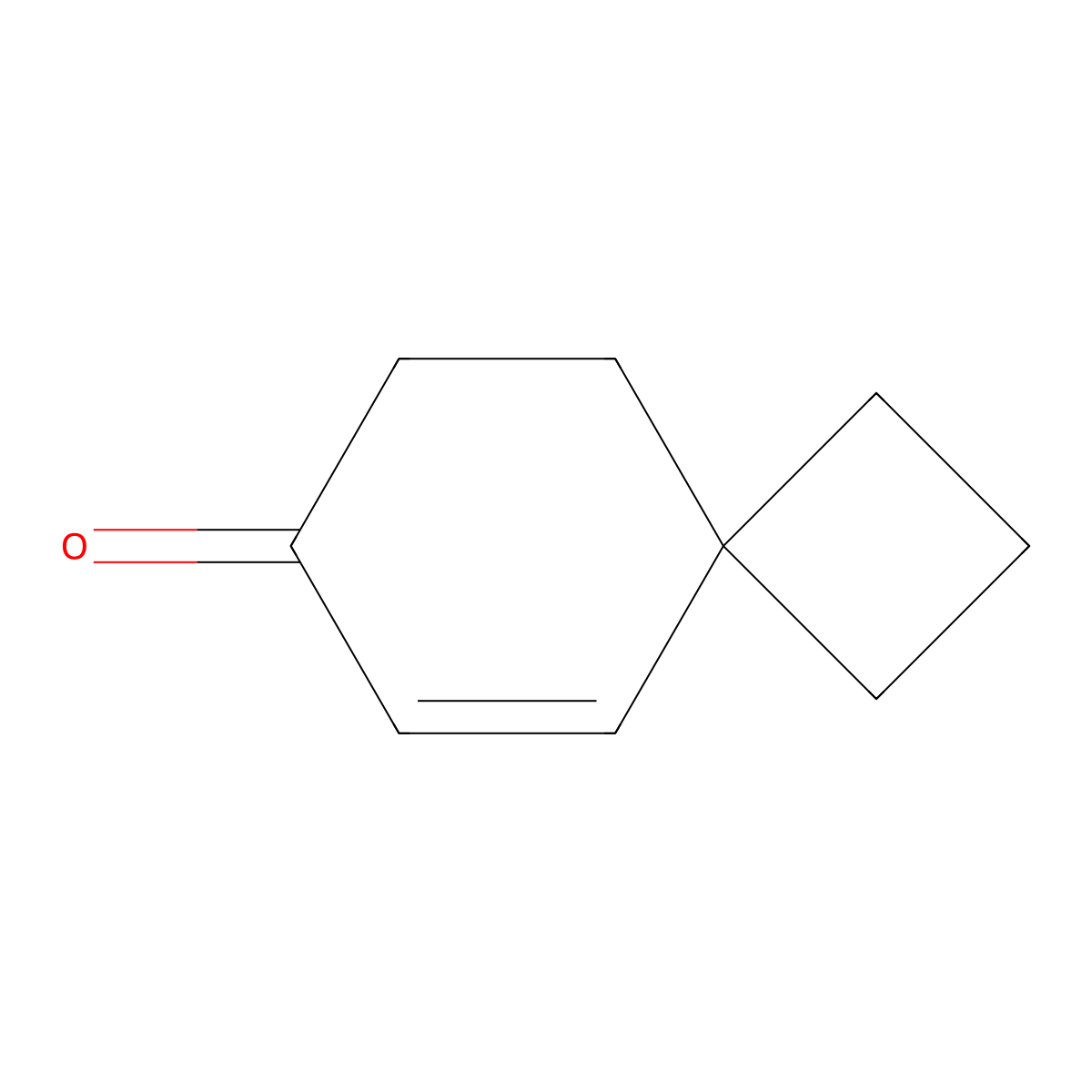Spiro[3.5]non-5-en-7-one molecular structure, CAS 1346808-58-9