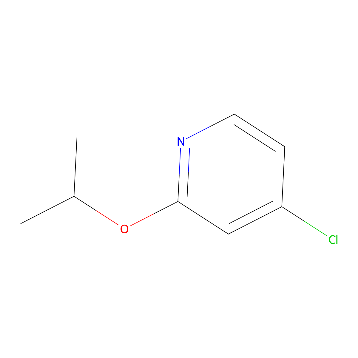 4-Chloro-2-isopropoxypyridine molecular structure, CAS 1346809-01-5