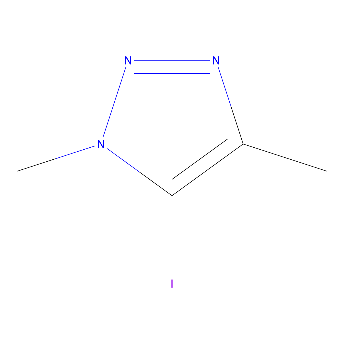 5-iodo-1,4-diMethyl-1H-1,2,3-triazole molecular structure, CAS 1346818-62-9