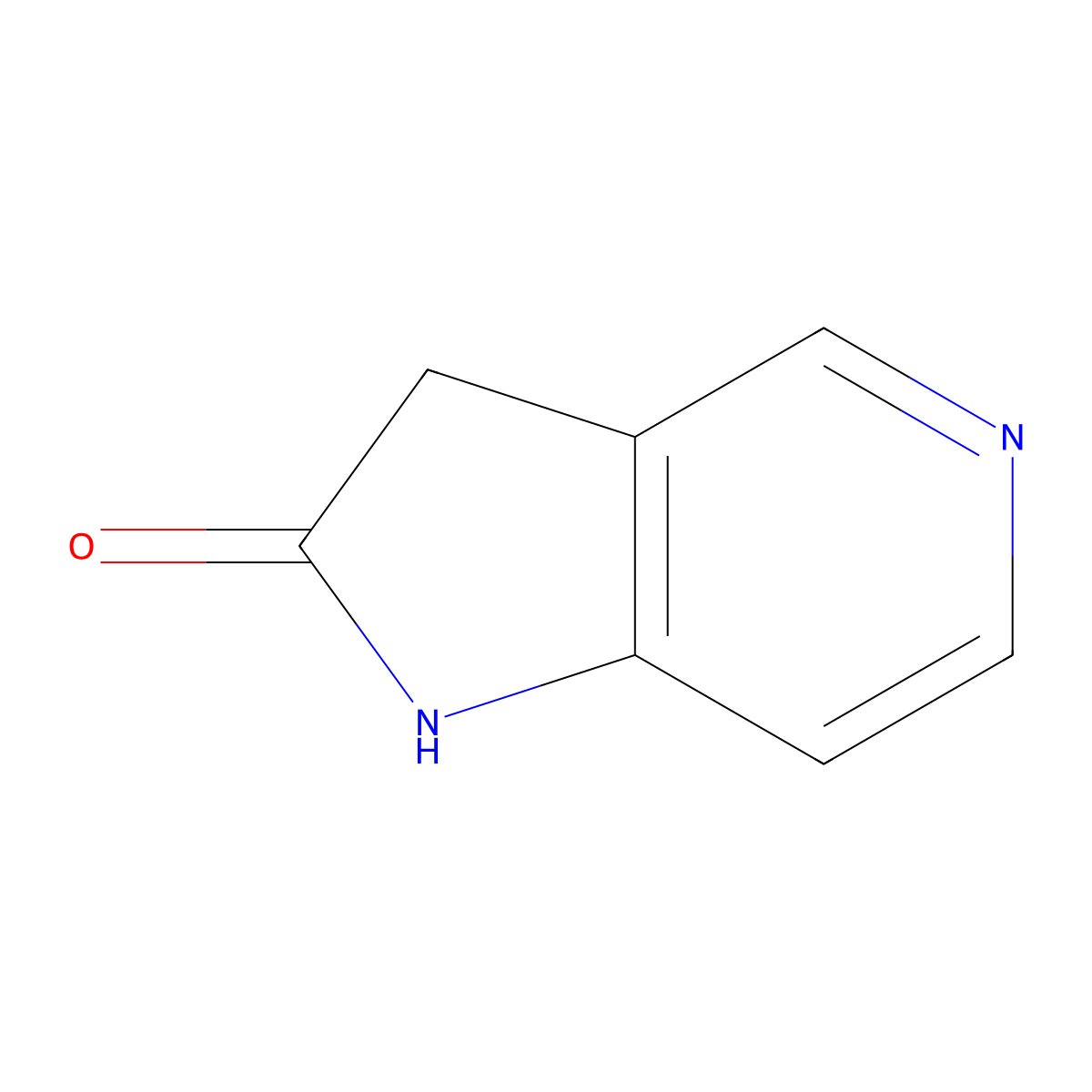 1H-Pyrrolo[3,2-c]pyridin-2(3H)-one molecular structure, CAS 134682-54-5