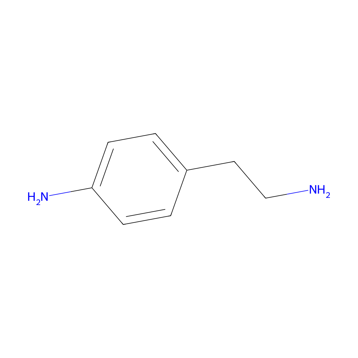 2-(4-Aminophenyl)ethylamine molecular structure, CAS 13472-00-9