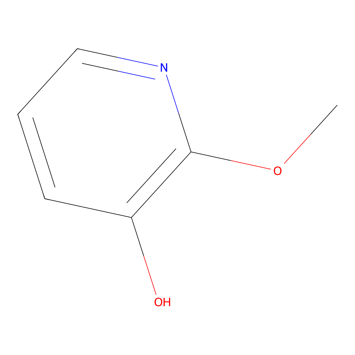 2-Methoxypyridin-3-ol molecular structure, CAS 13472-83-8