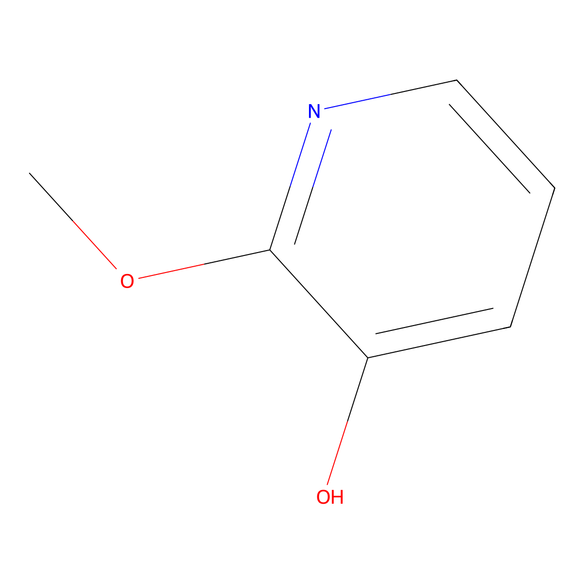 2-Methoxypyridin-3-ol molecular structure, CAS 13472-83-8