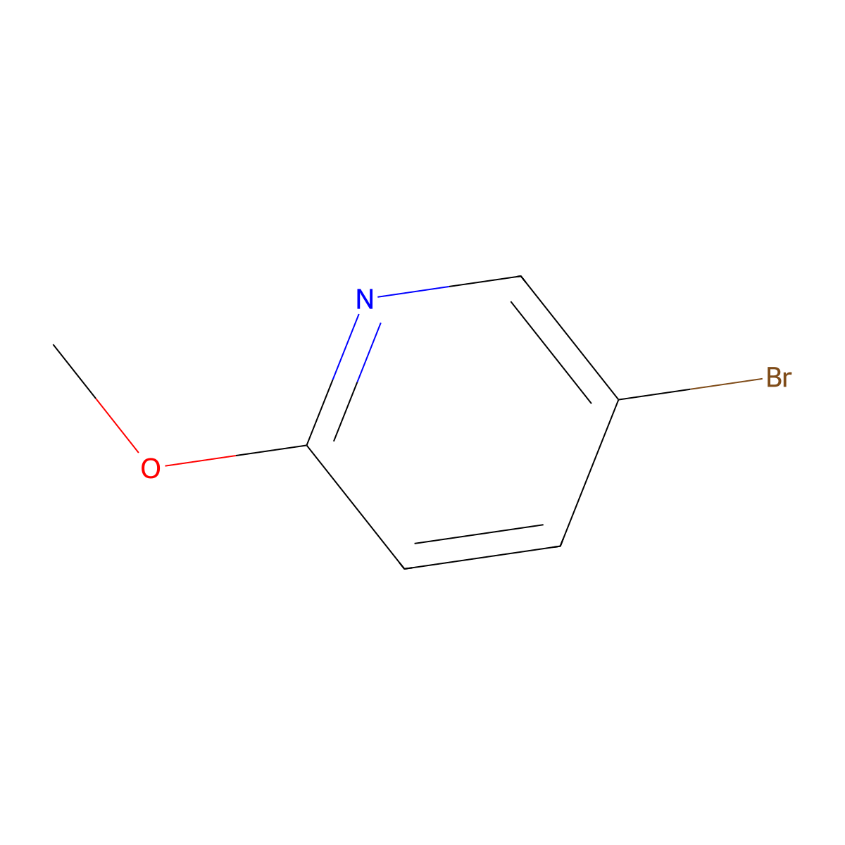 5-Bromo-2-methoxypyridine molecular structure, CAS 13472-85-0