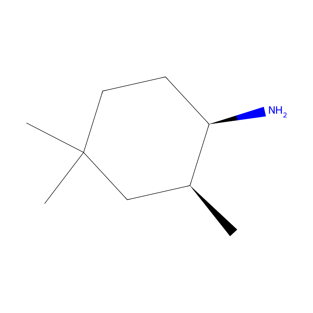 rel-(1R,2S)-2,4,4-trimethylcyclohexan-1-amine molecular structure, CAS 134734-58-0