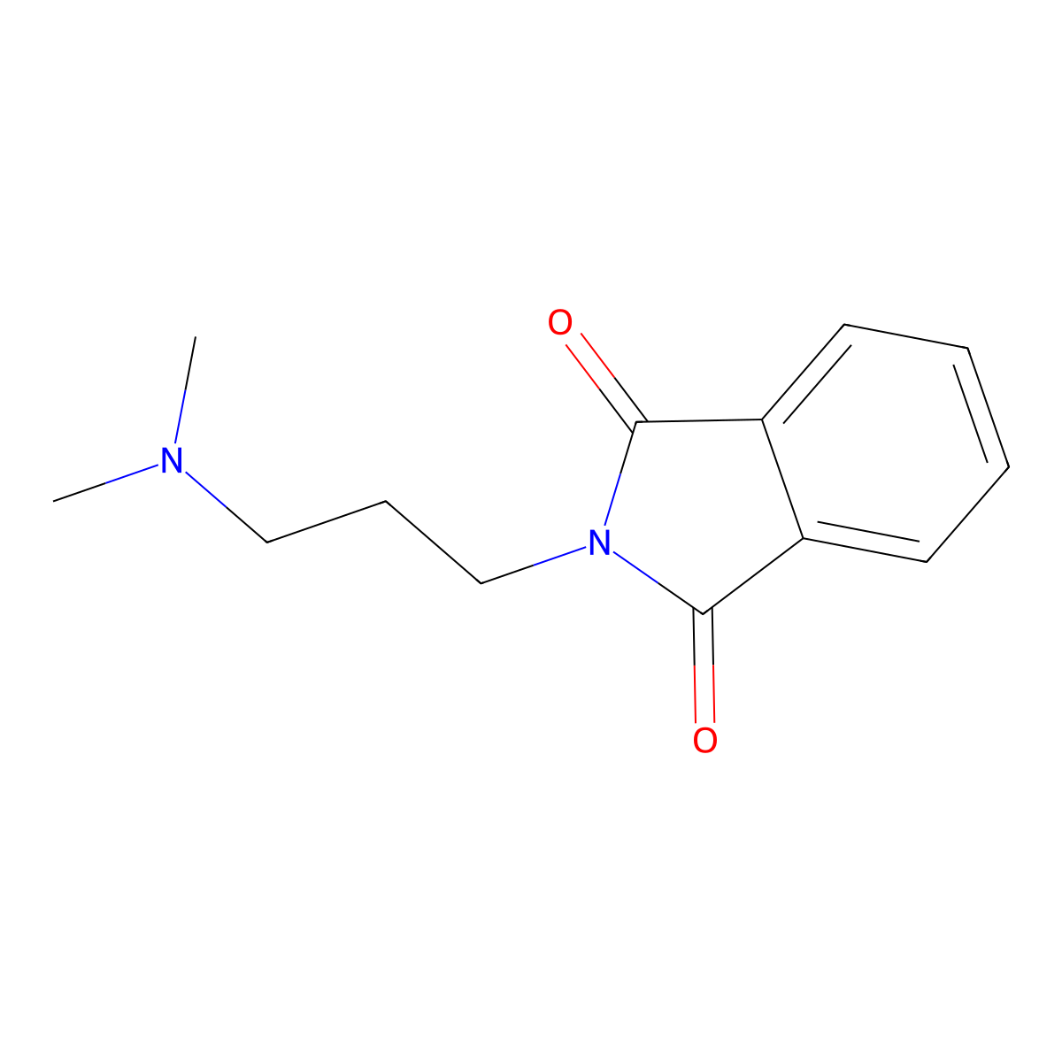 2-[3-(Dimethylamino)propyl]-1H-isoindole-1,3(2H)-dione molecular structure, CAS 13474-65-2