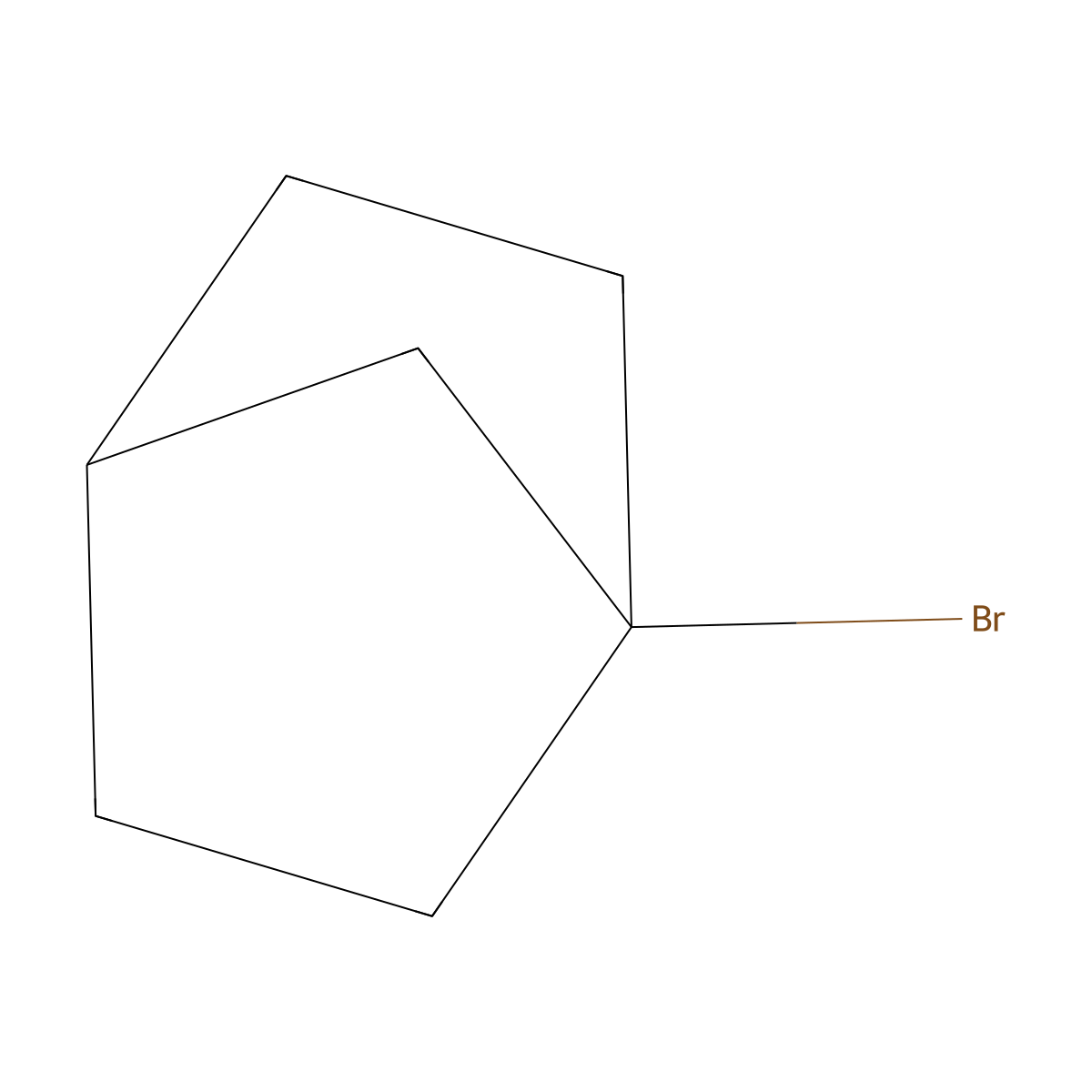 Bicyclo(2.2.1)heptane, 1-bromo- molecular structure, CAS 13474-70-9