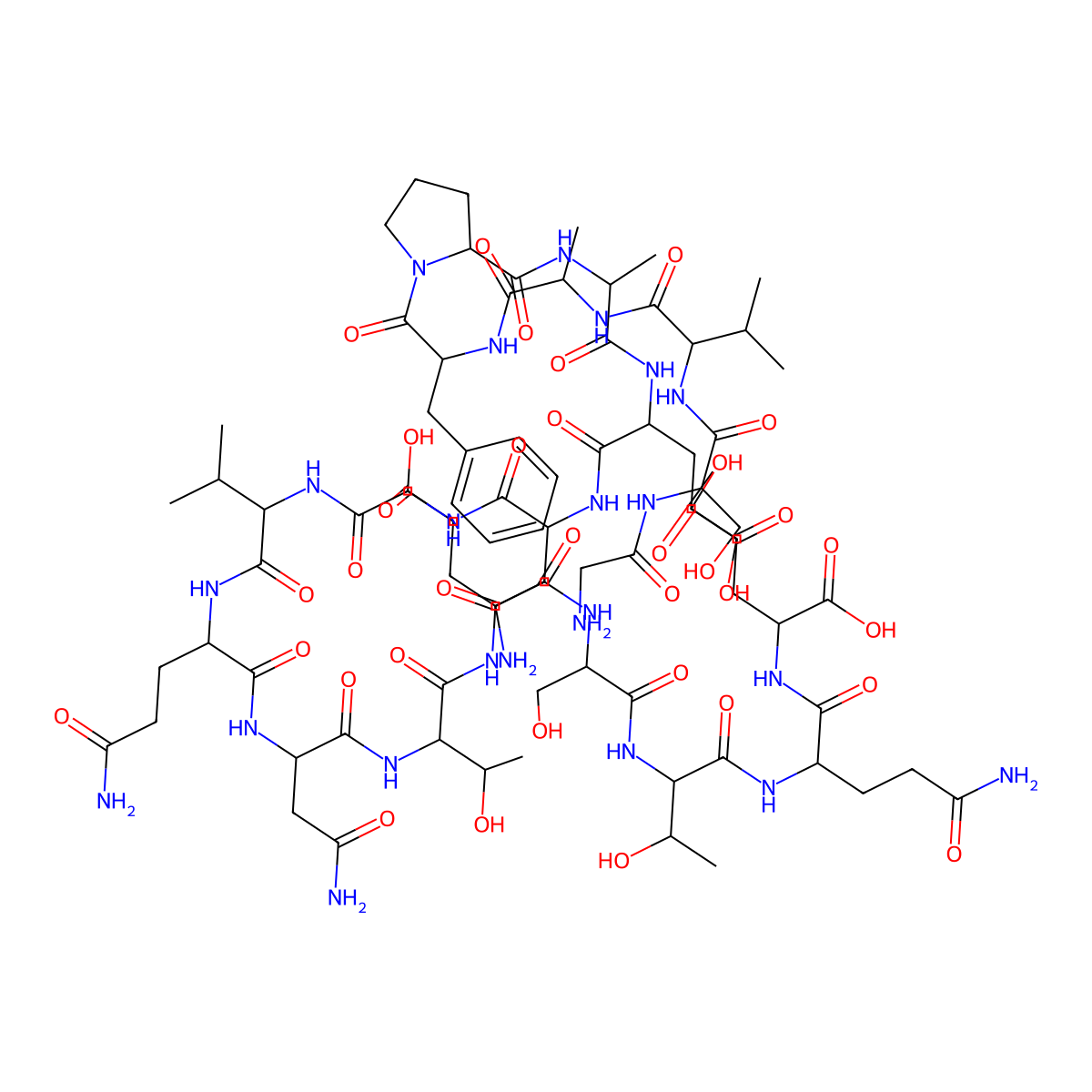 Neuropeptide GE molecular structure, CAS 134748-04-2