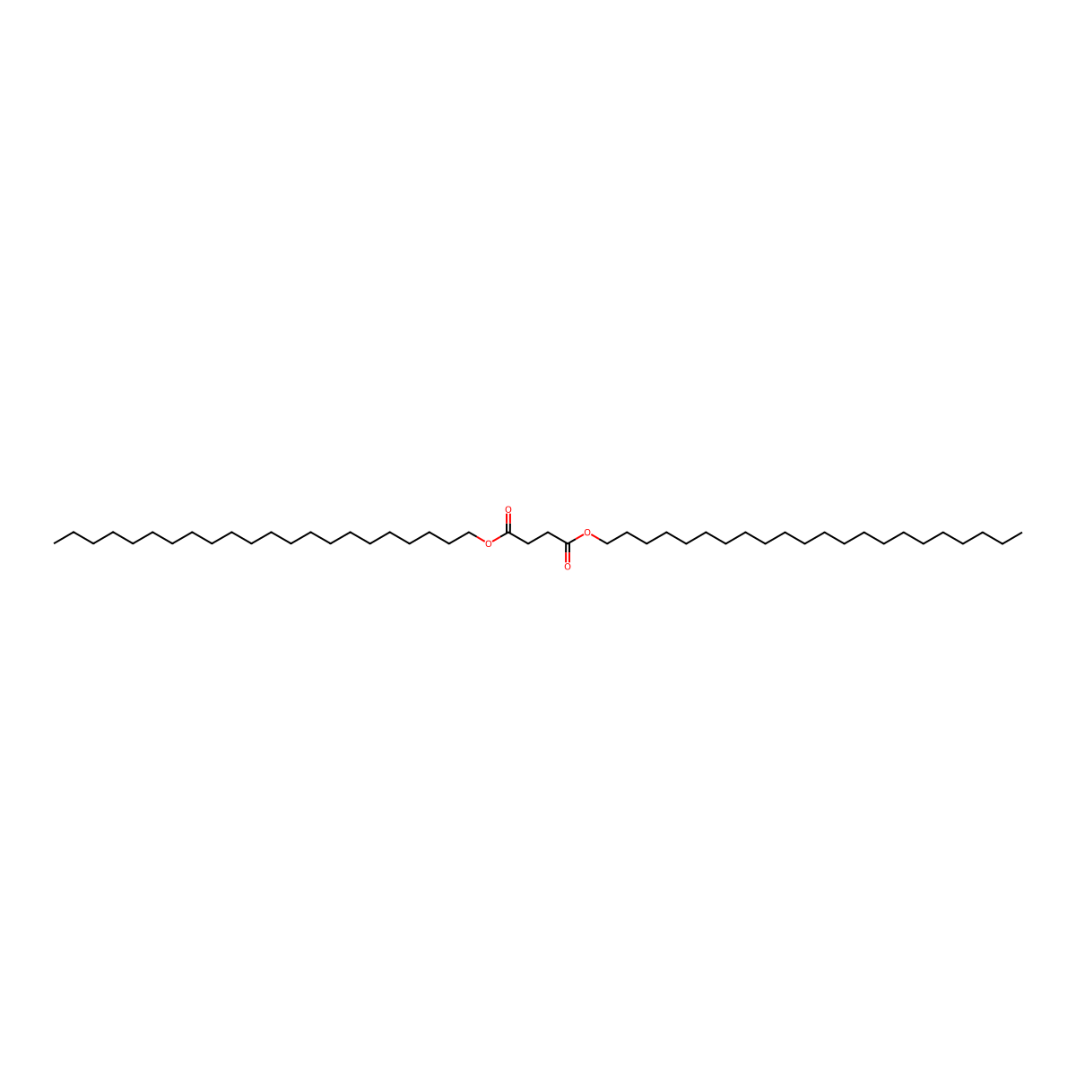 Didocosyl succinate molecular structure, CAS 13475-47-3