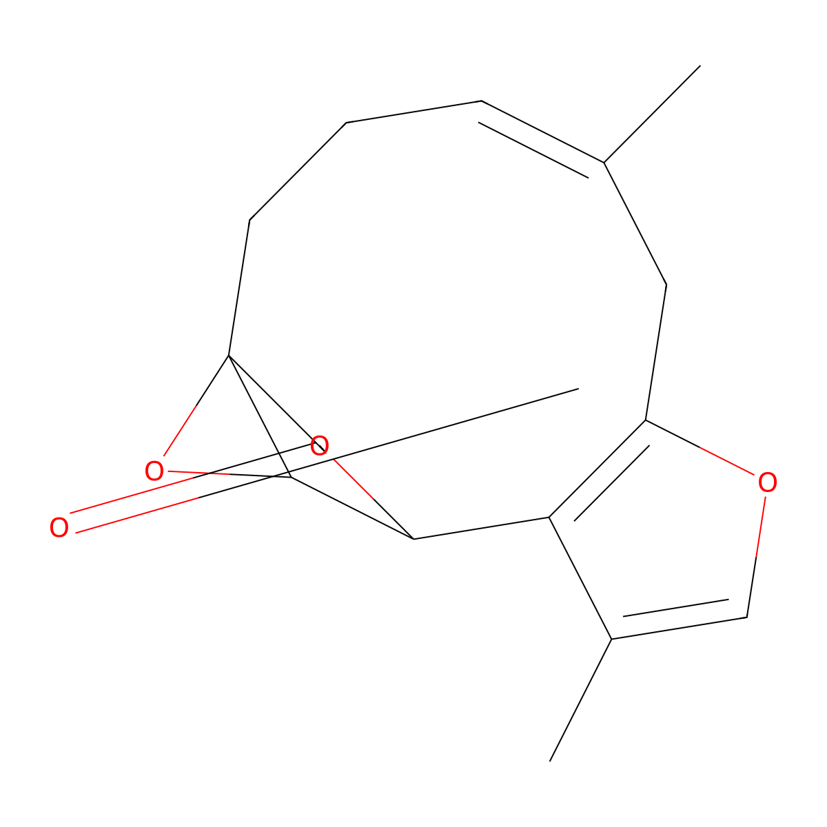 Linderane molecular structure, CAS 13476-25-0