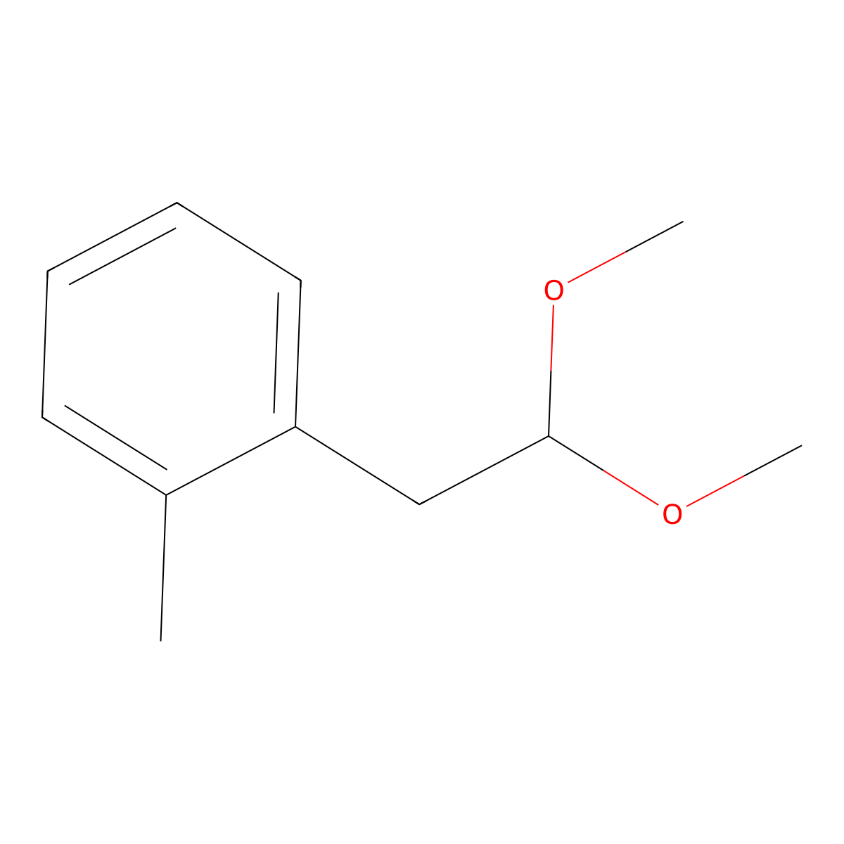 1-(2,2-Dimethoxyethyl)-2-methylbenzene molecular structure, CAS 134769-79-2