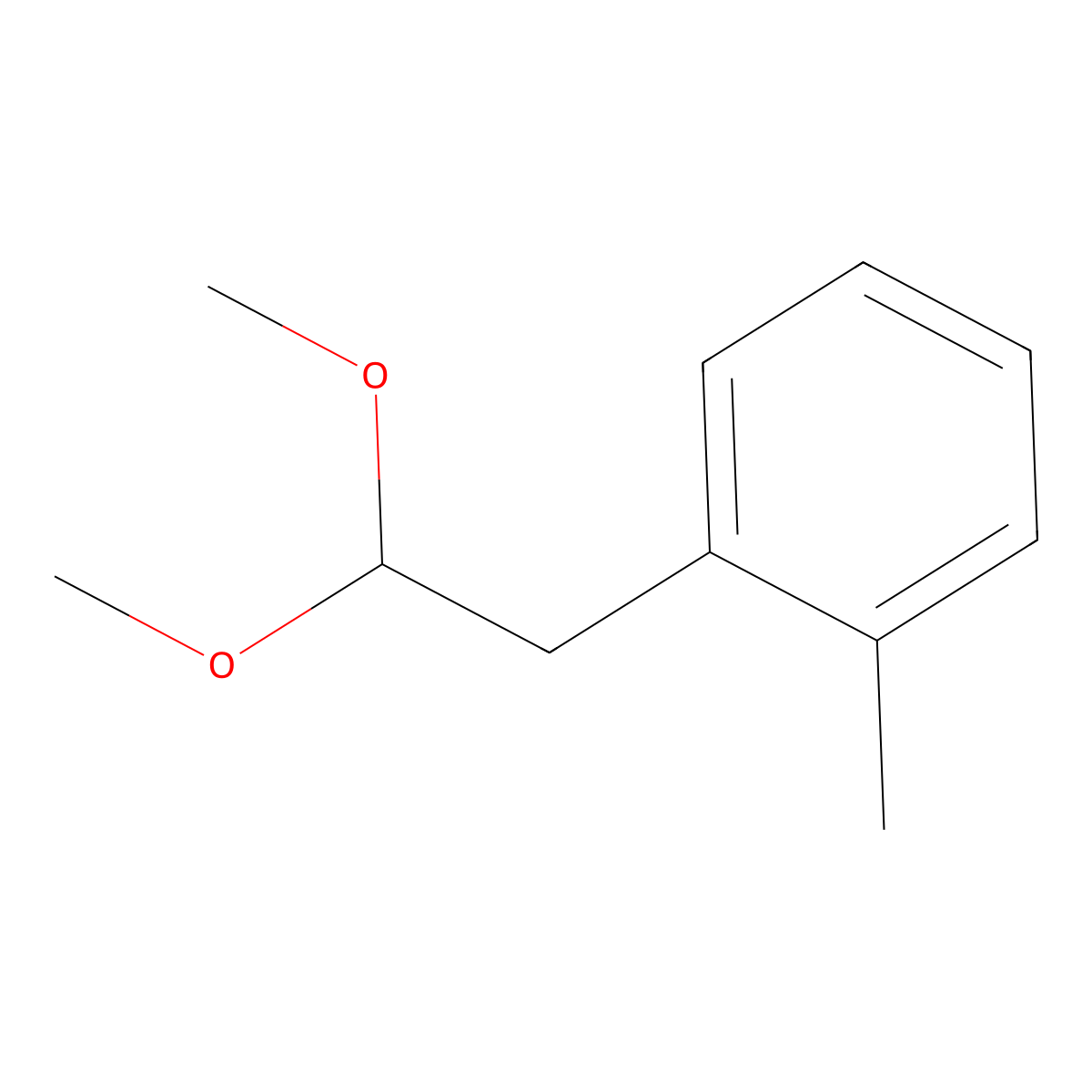 1-(2,2-Dimethoxyethyl)-2-methylbenzene molecular structure, CAS 134769-79-2