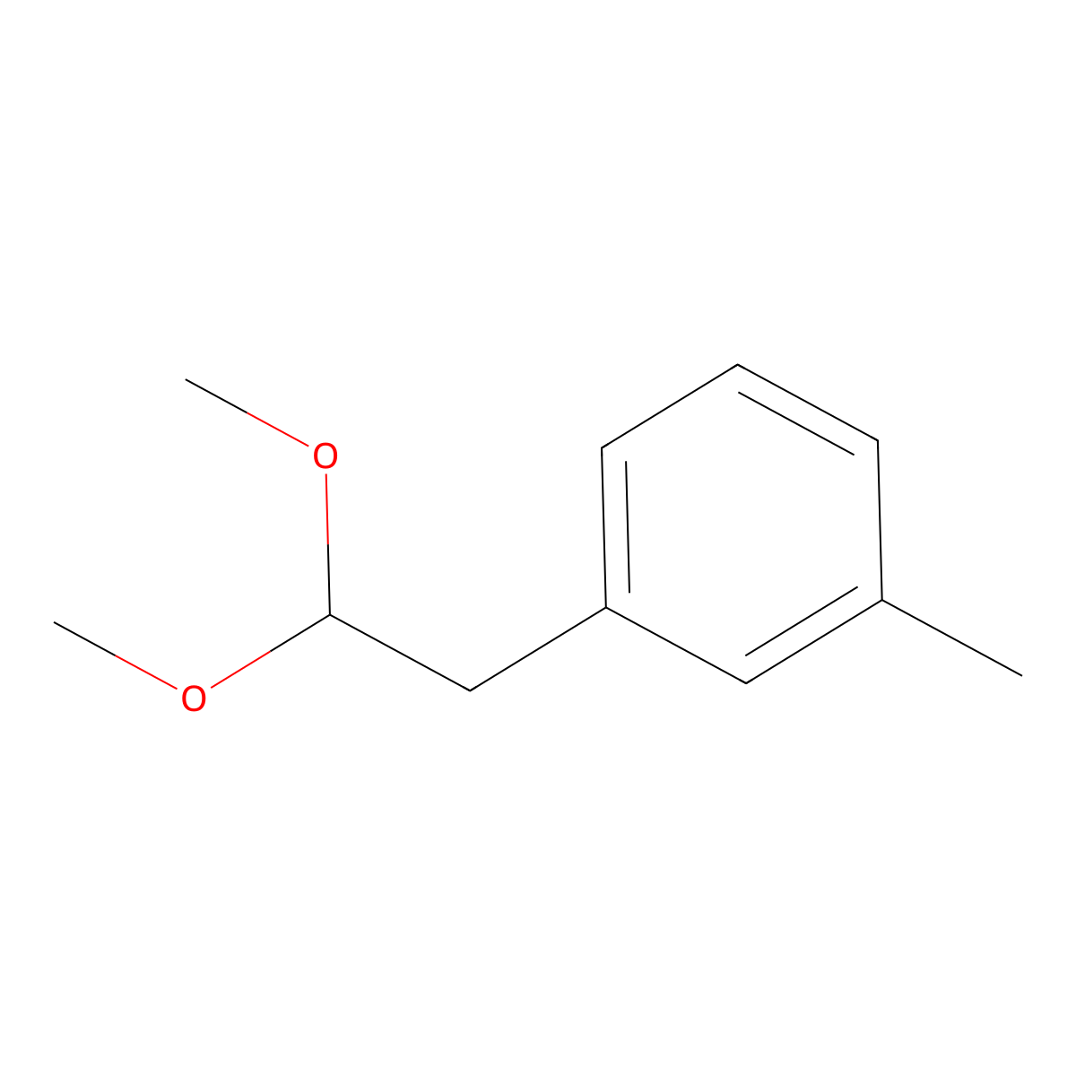1-(2,2-Dimethoxyethyl)-3-methylbenzene molecular structure, CAS 134769-80-5