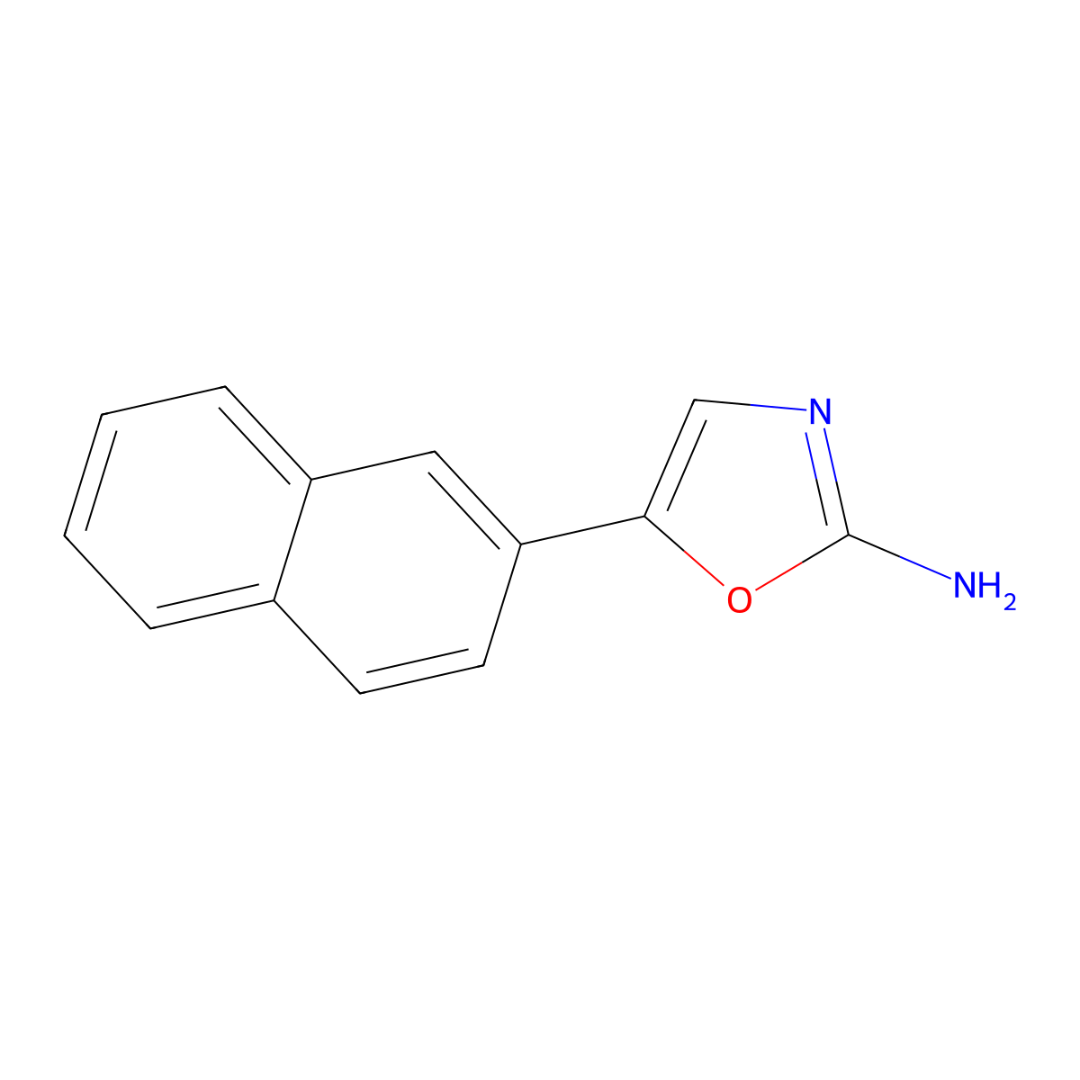 5-(Naphthalen-2-yl)oxazol-2-amine molecular structure, CAS 1347697-79-3