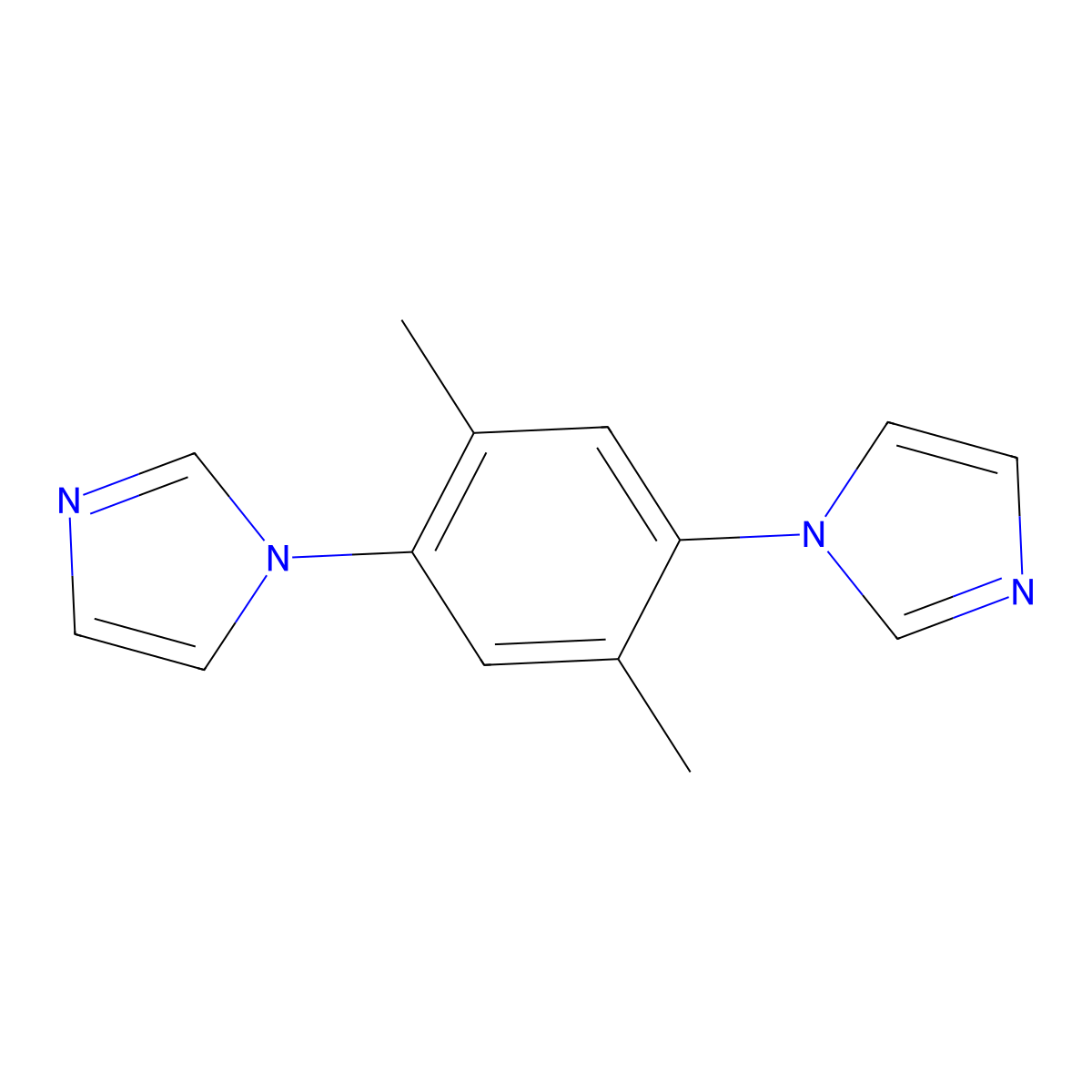1,1'-(2,5-Dimethyl-1,4-phenylene)bis[1H-imidazole] molecular structure, CAS 1347702-73-1