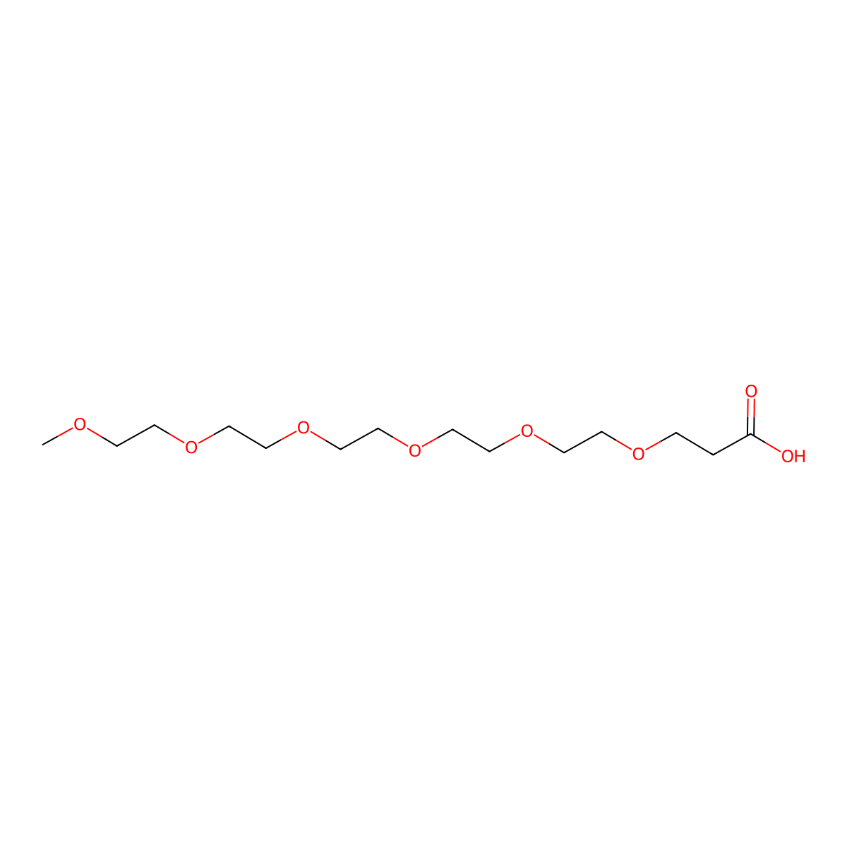 m-PEG6-acid molecular structure, CAS 1347750-72-4