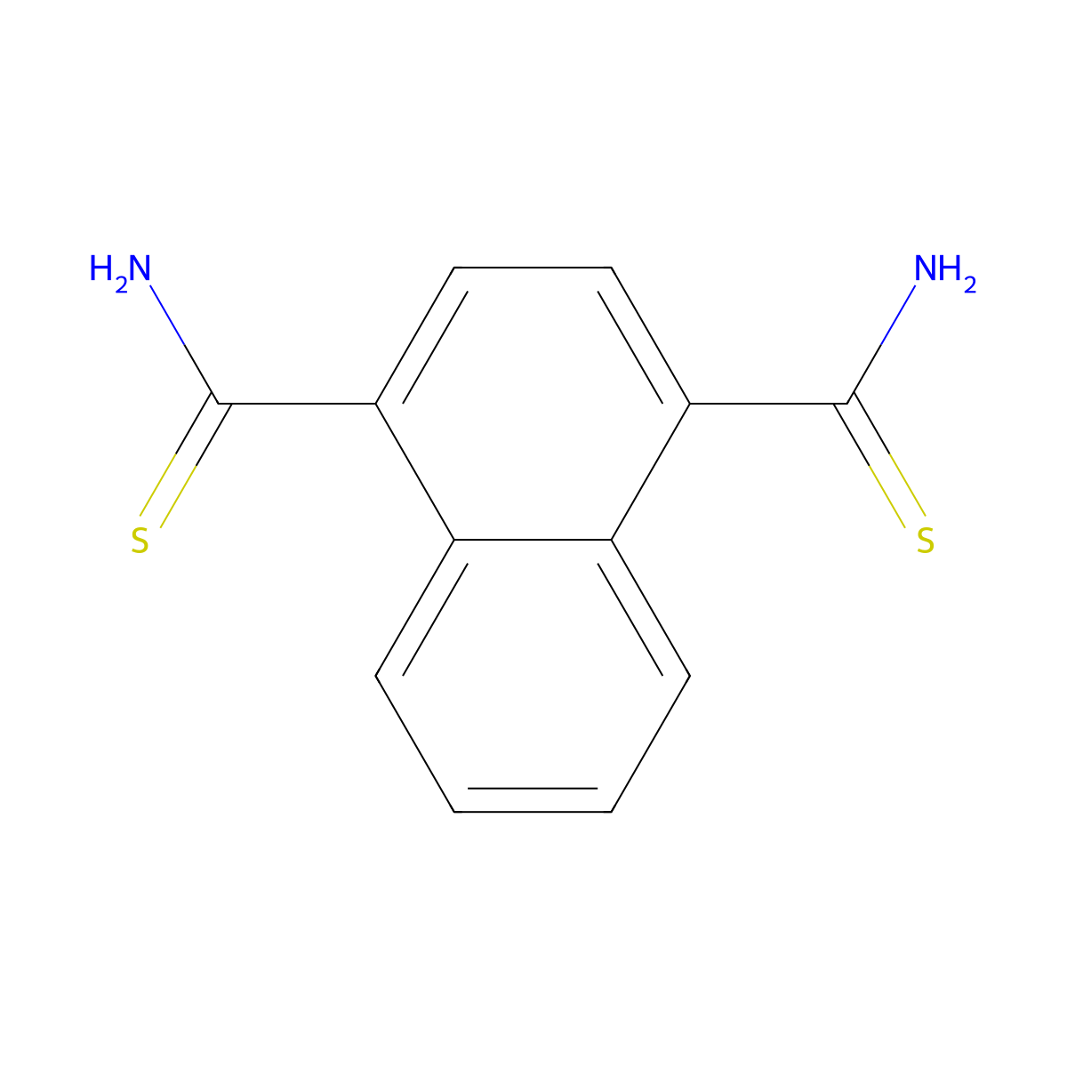 Naphthalene-1,4-dithiocarboxamide molecular structure, CAS 1347815-21-7