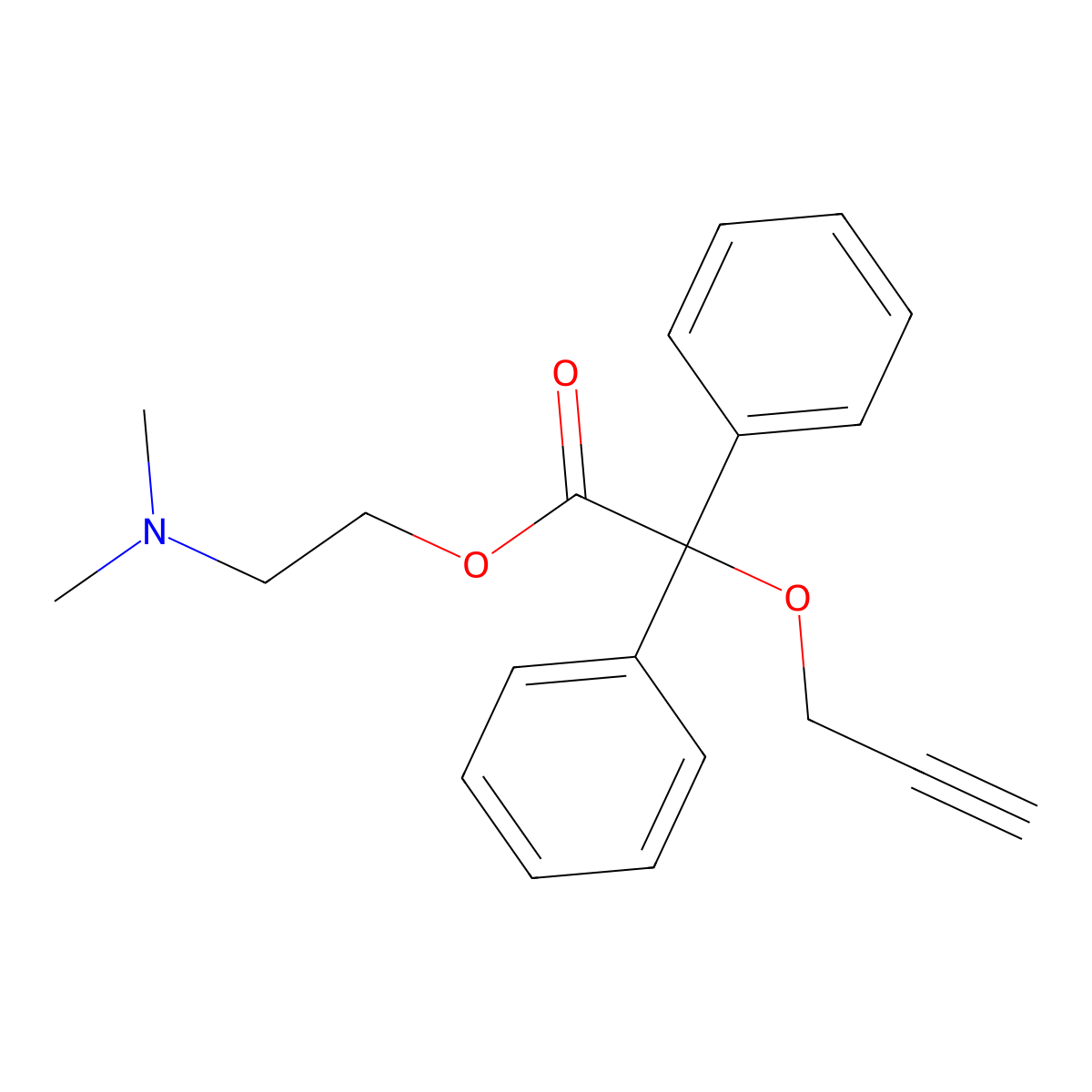Pargeverine molecular structure, CAS 13479-13-5