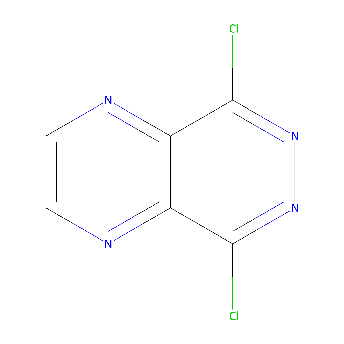 5,8-Dichloropyrazino[2,3-d]pyridazine molecular structure, CAS 13480-43-8
