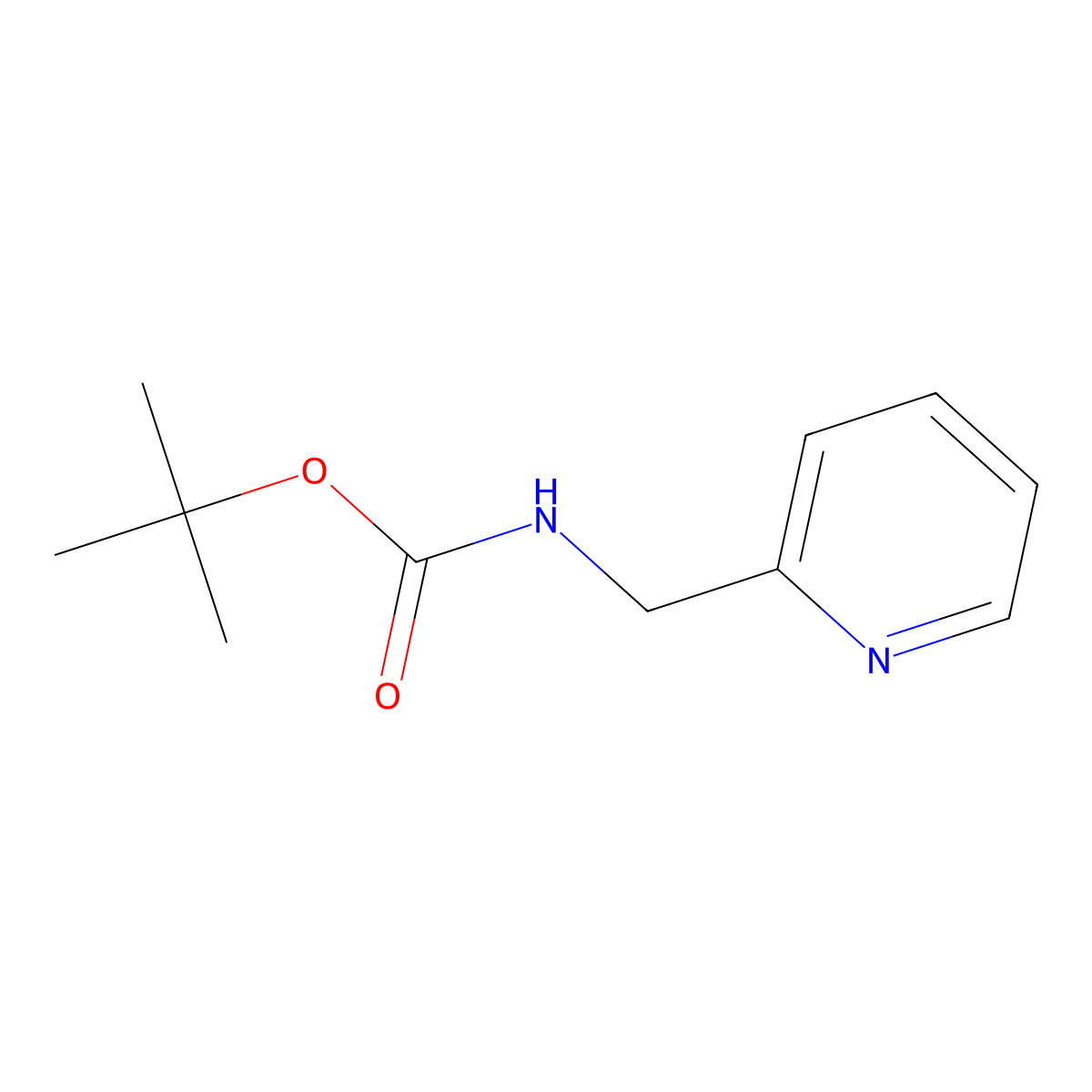 N-Boc-2-aminomethylpyridine molecular structure, CAS 134807-28-6