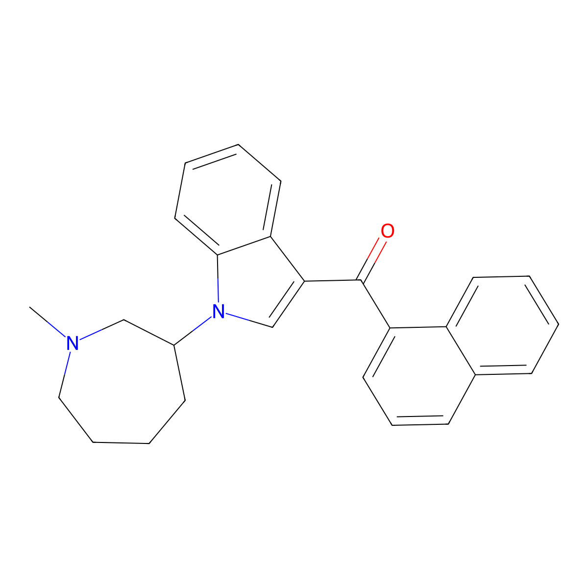 AM1220 azepane isomer molecular structure, CAS 1348081-04-8