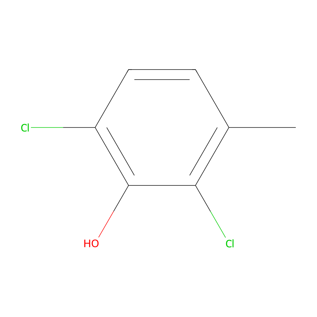 2,6-Dichloro-3-methylphenol molecular structure, CAS 13481-70-4