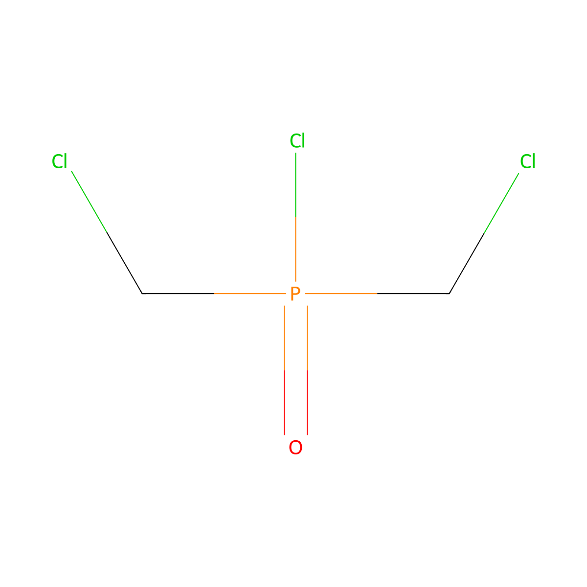 Phosphinic chloride, bis(chloromethyl)- molecular structure, CAS 13482-64-9