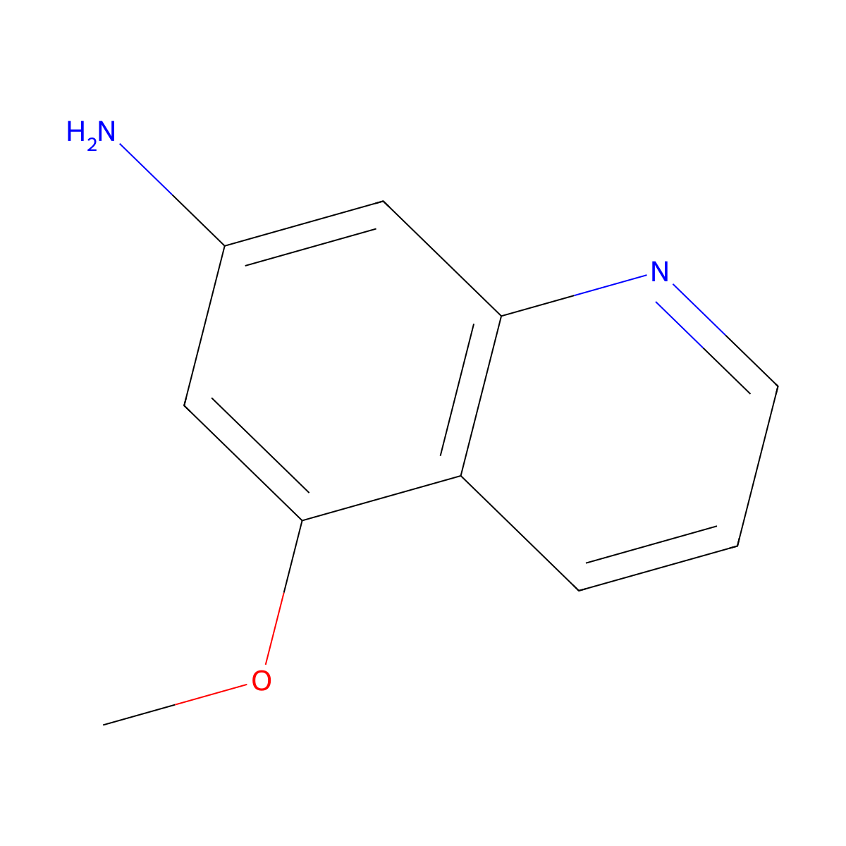 5-Methoxyquinolin-7-amine molecular structure, CAS 1348270-91-6