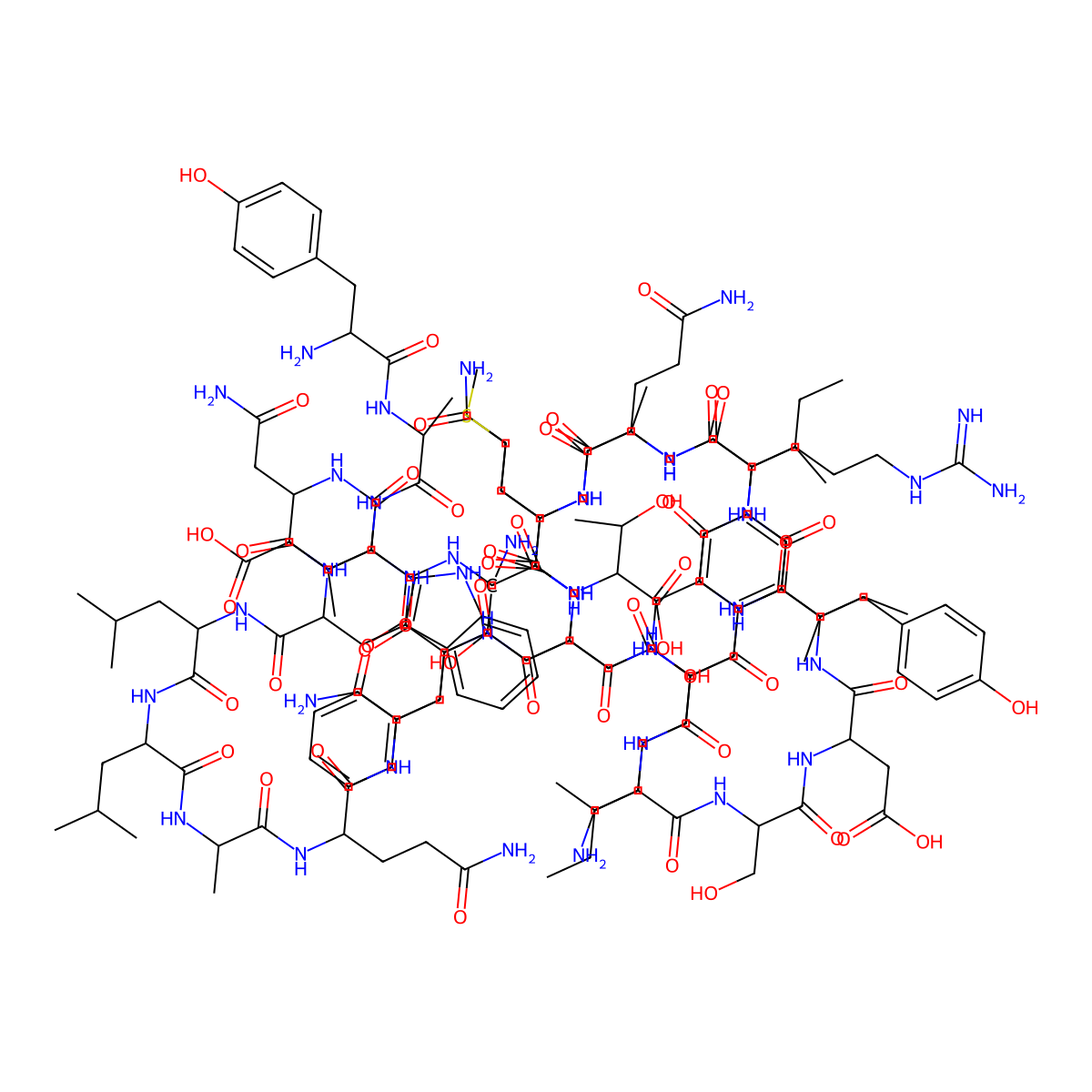 H-Tyr-Ala-Glu-Gly-Thr-Phe-Ile-Ser-Asp-Tyr-Ser-Ile-Ala-Met-Asp-Lys-Ile-Arg-Gln-Gln-Asp-Phe-Val-Asn-Trp-Leu-Leu-Ala-Gln-Lys-NH2 molecular structure, CAS 134846-93-8