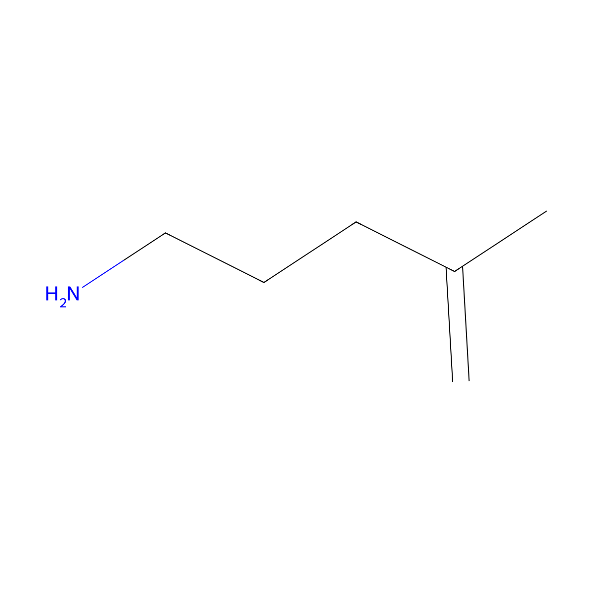 4-Methylpent-4-en-1-amine molecular structure, CAS 134856-60-3