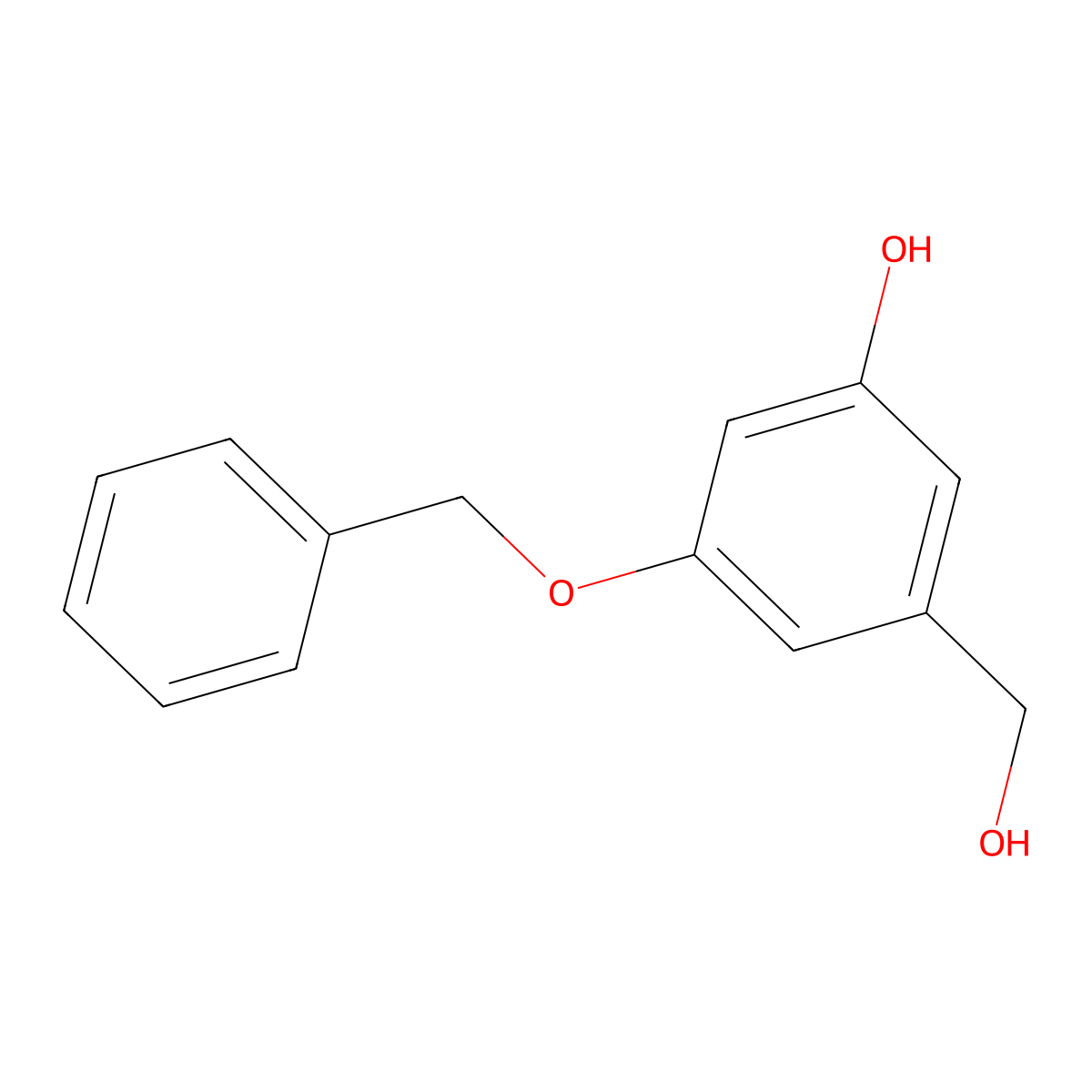 3-(Benzyloxy)-5-hydroxybenzyl alcohol molecular structure, CAS 134868-93-2
