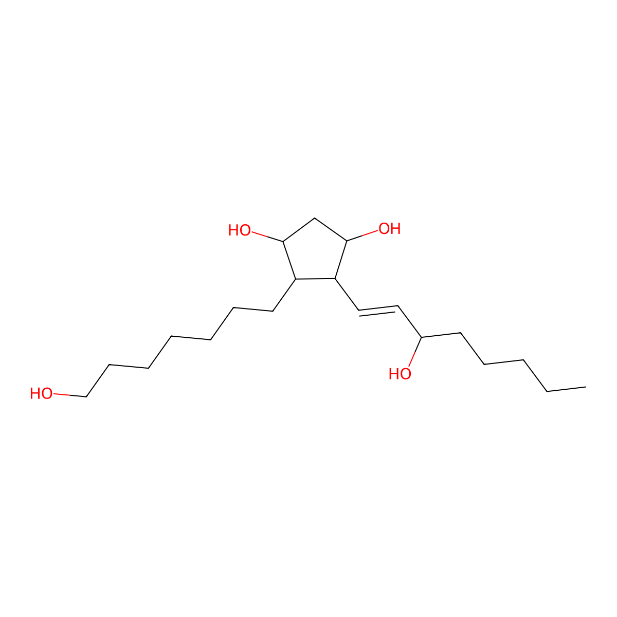 Prostaglandin F1alpha Alcohol molecular structure, CAS 13487-47-3