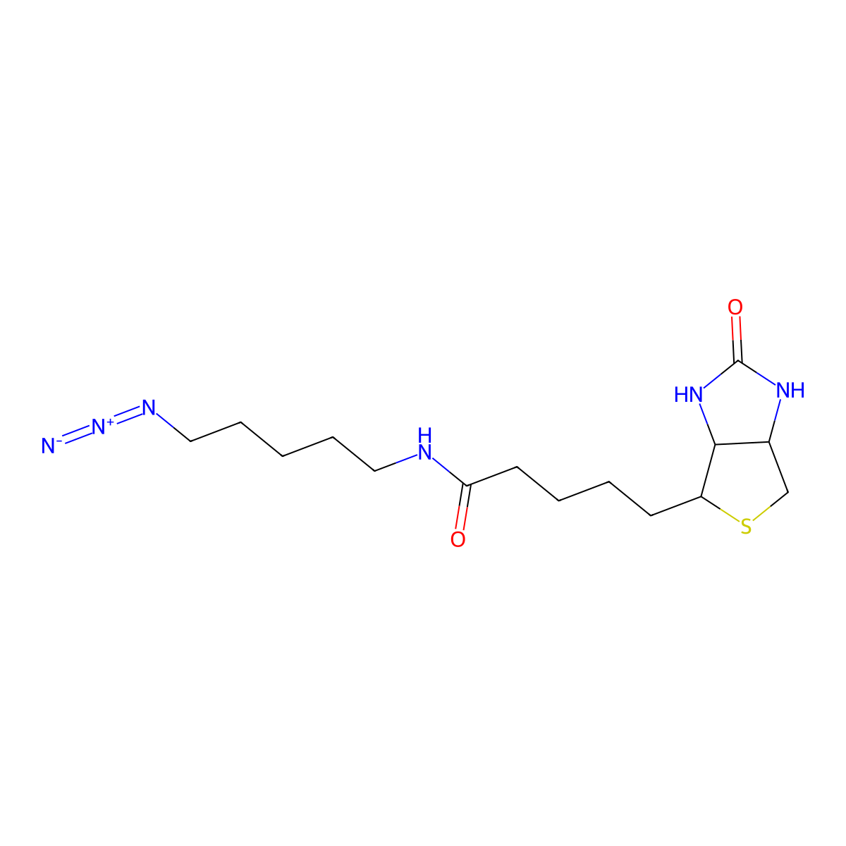 5-(Biotinamido)pentylazide molecular structure, CAS 1349190-76-6