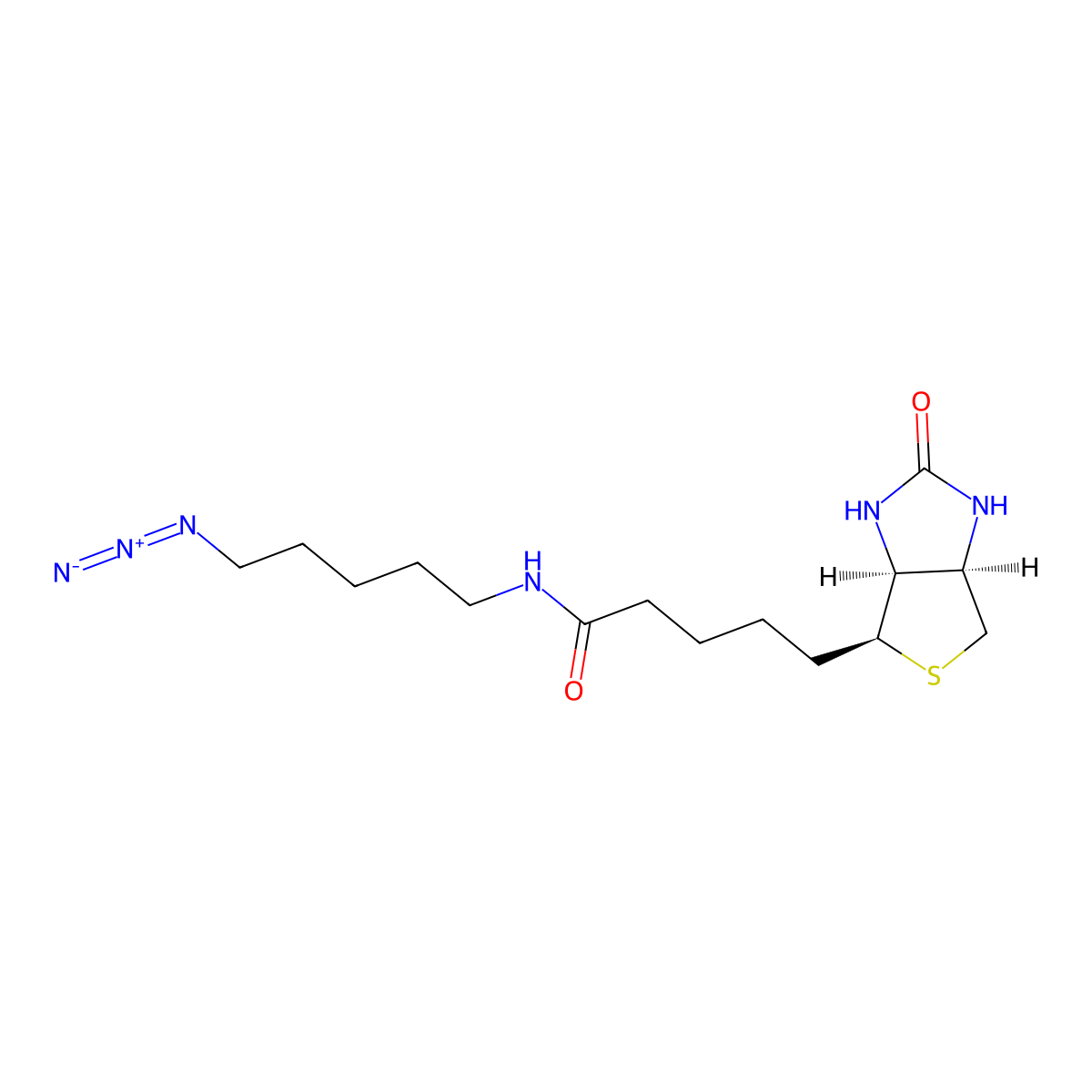 5-(Biotinamido)pentylazide molecular structure, CAS 1349190-76-6