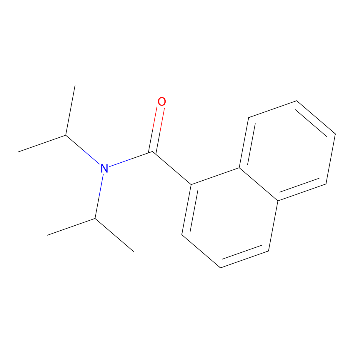 n,n-Diisopropyl-1-naphthamide molecular structure, CAS 13493-22-6