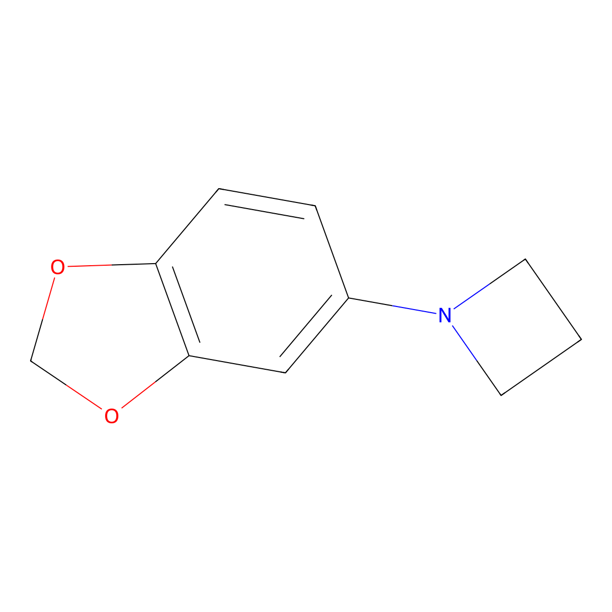 1-(Benzo[d][1,3]dioxol-5-yl)azetidine molecular structure, CAS 1349606-58-1